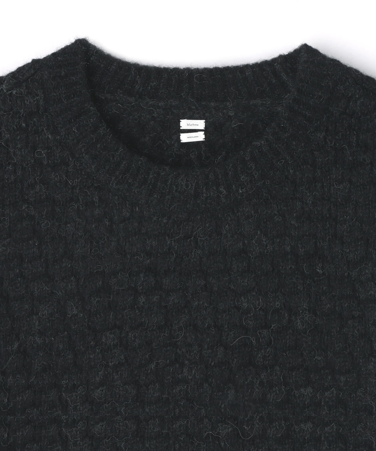 blurhms / BABY ALPACA KNIT PULL OVER | THE LIBRARY（ザ ライブ