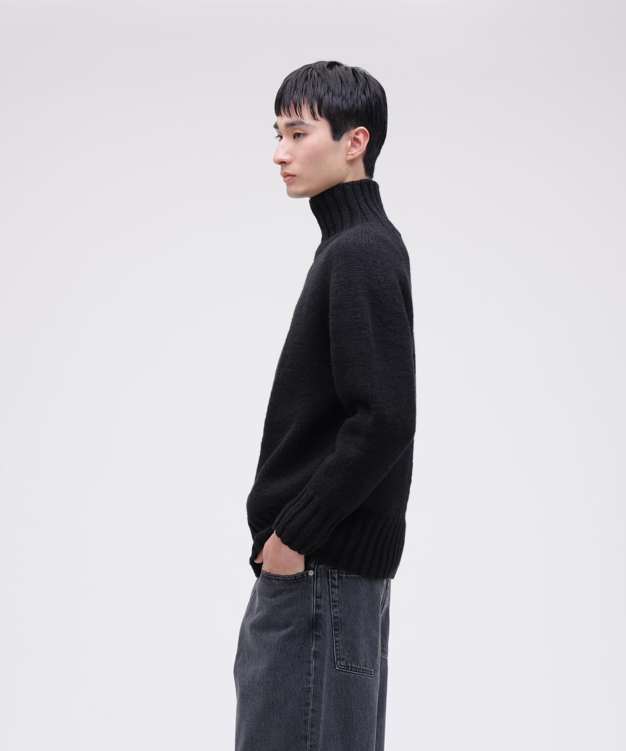slopeslow / yoke top turtle neck sweater | THE LIBRARY（ザ ライブ