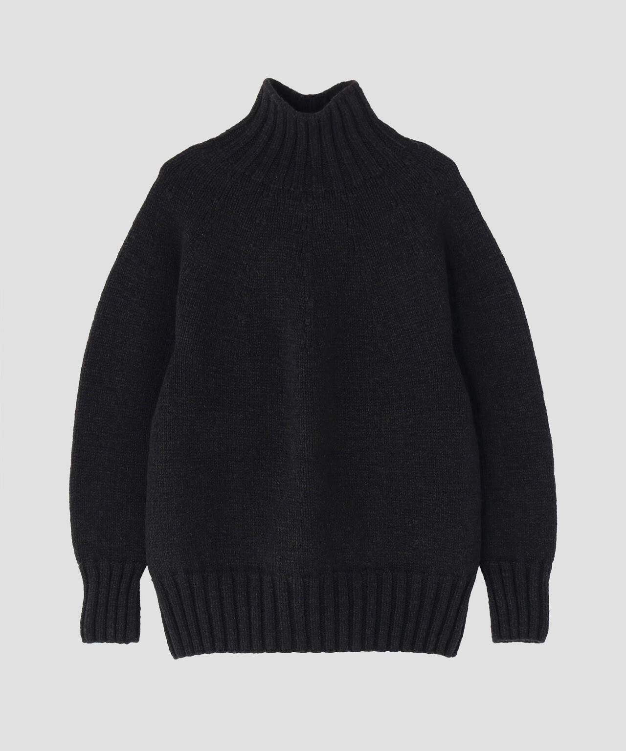 slopeslow / yoke top turtle neck sweater