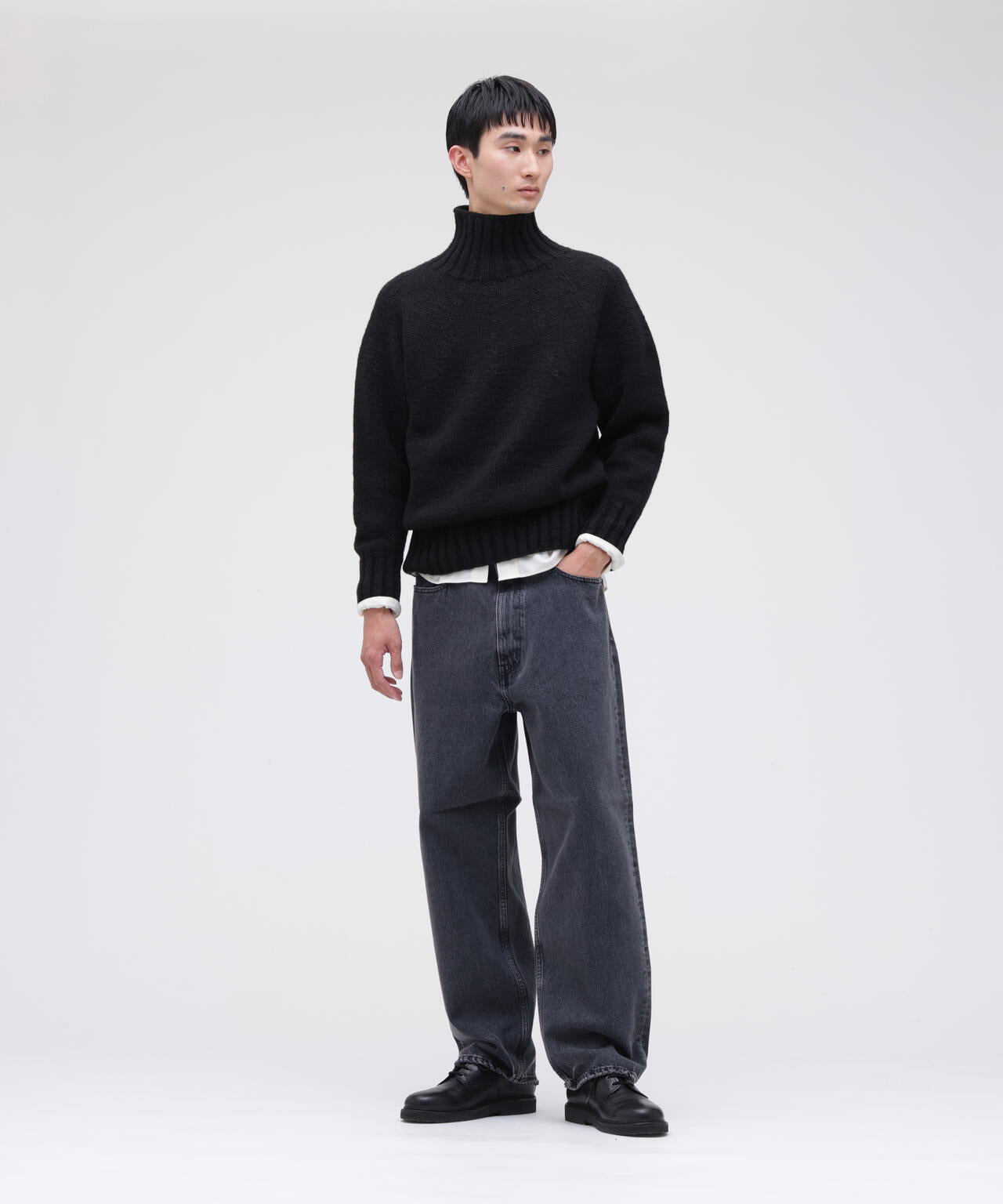 slopeslow / yoke top turtle neck sweater | THE LIBRARY（ザ ライブ