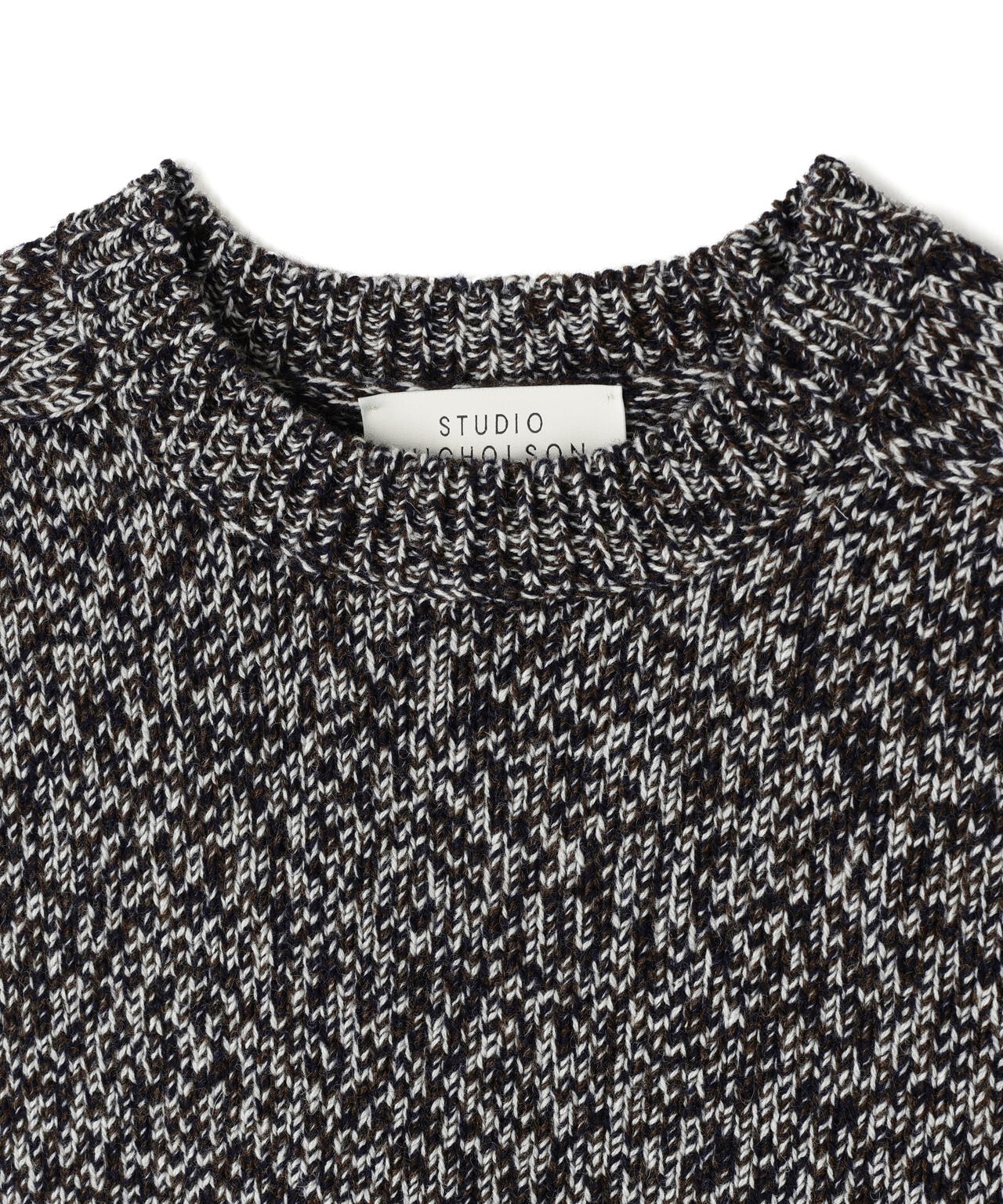 STUDIO NICHOLSON / ENGLISH LAMBSWOOL 5GG GUERNSEY JUMPER