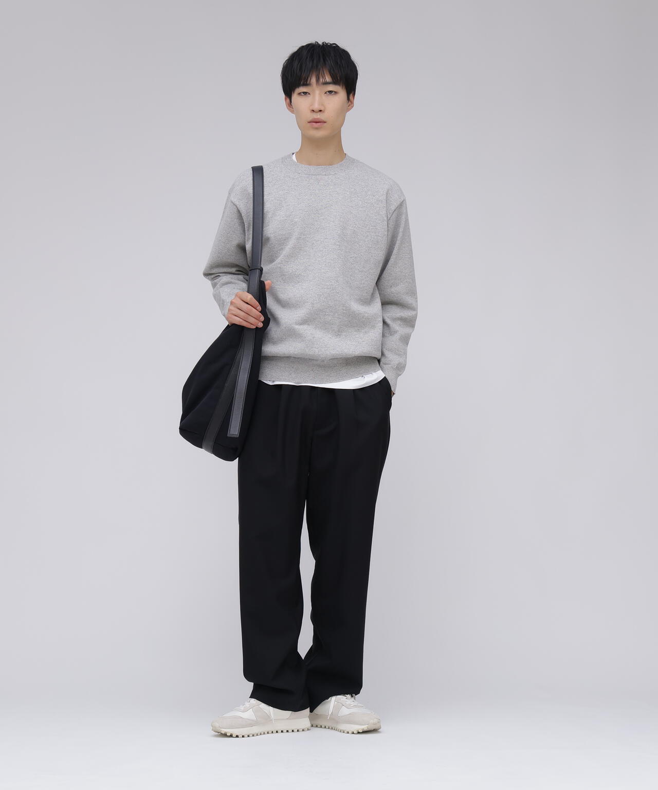 Yonetomi / RIGID CASHMERE SWEATER PULL OVER | THE LIBRARY
