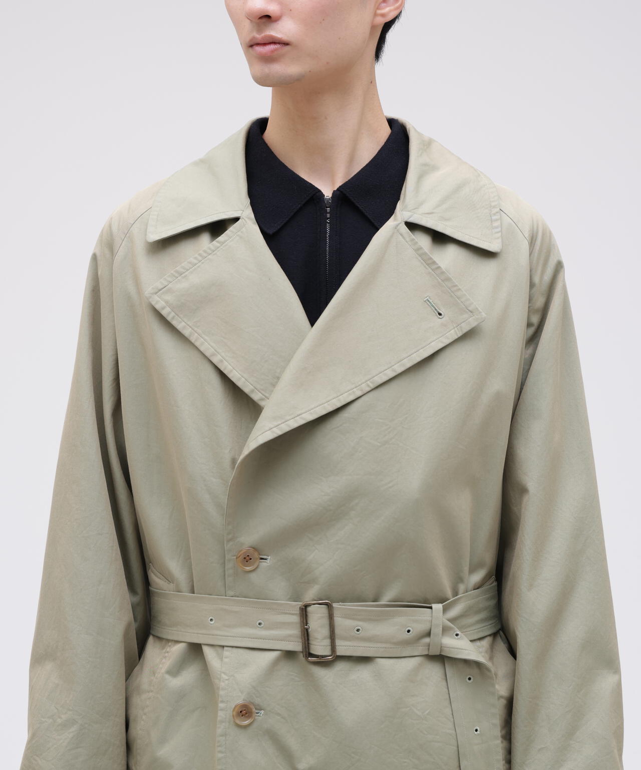 blurhms / COTTON GABARDINE TRENCH COAT