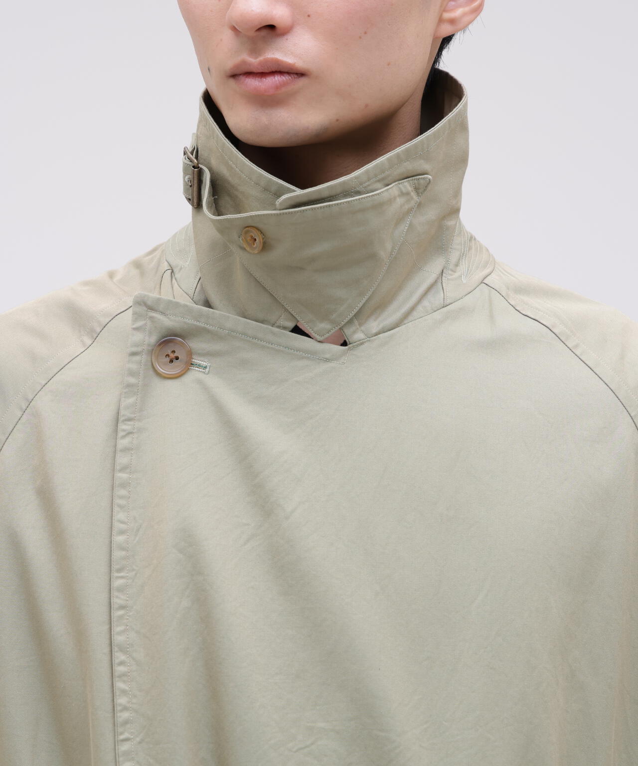 blurhms / COTTON GABARDINE TRENCH COAT