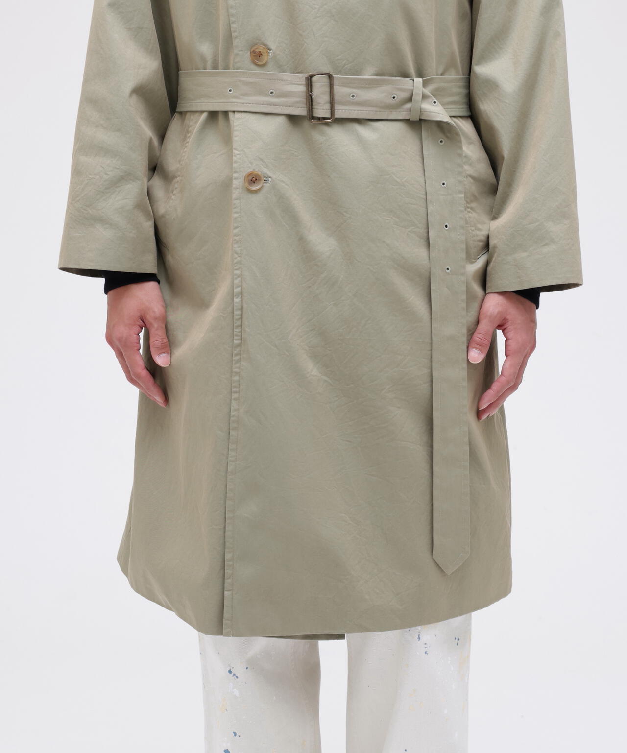 blurhms / COTTON GABARDINE TRENCH COAT