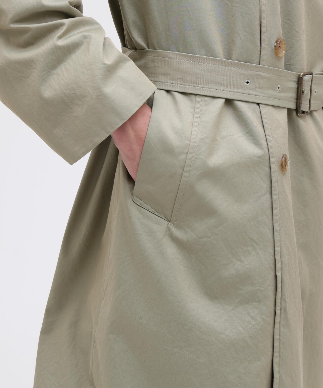 blurhms / COTTON GABARDINE TRENCH COAT