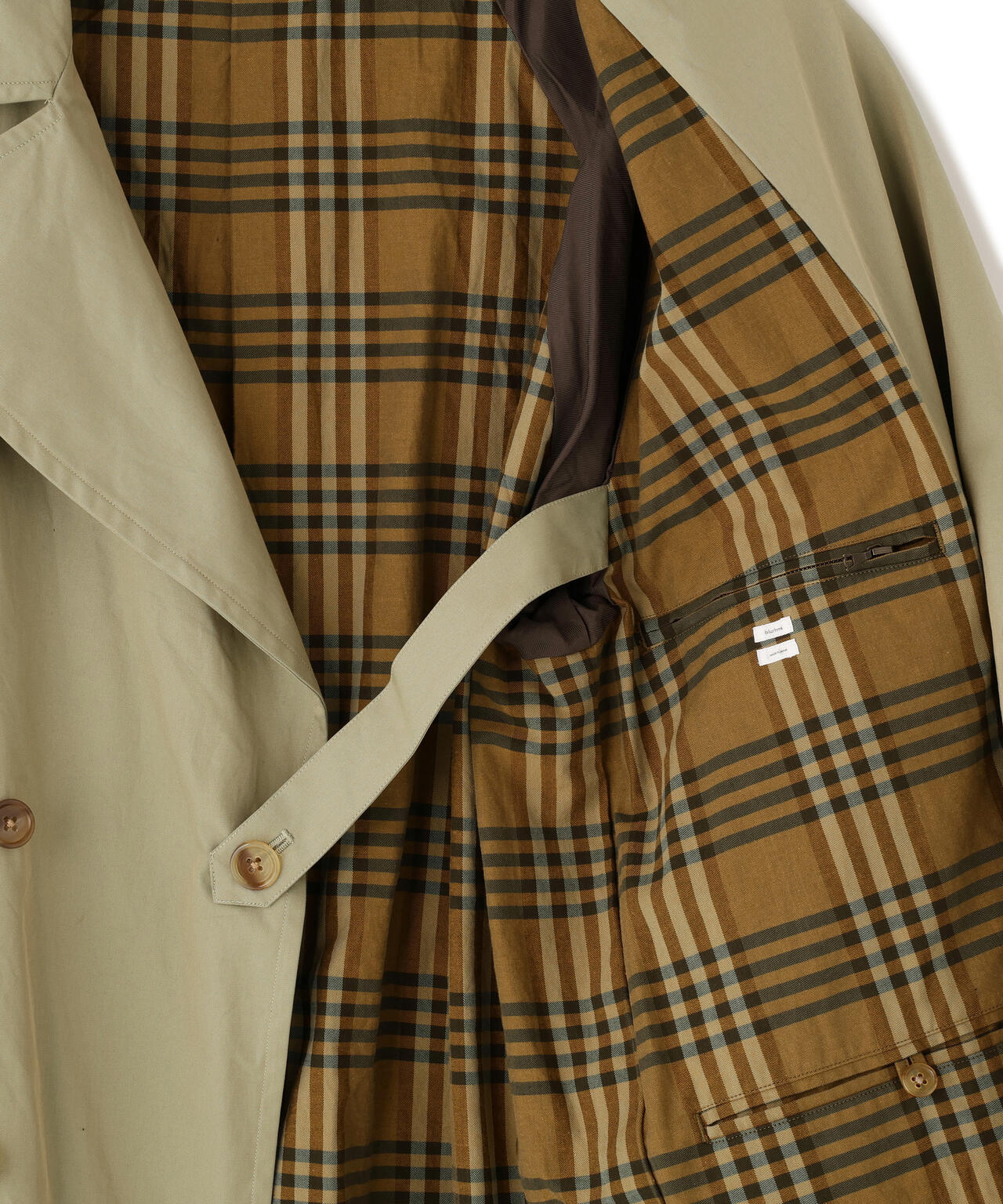 blurhms / COTTON GABARDINE TRENCH COAT