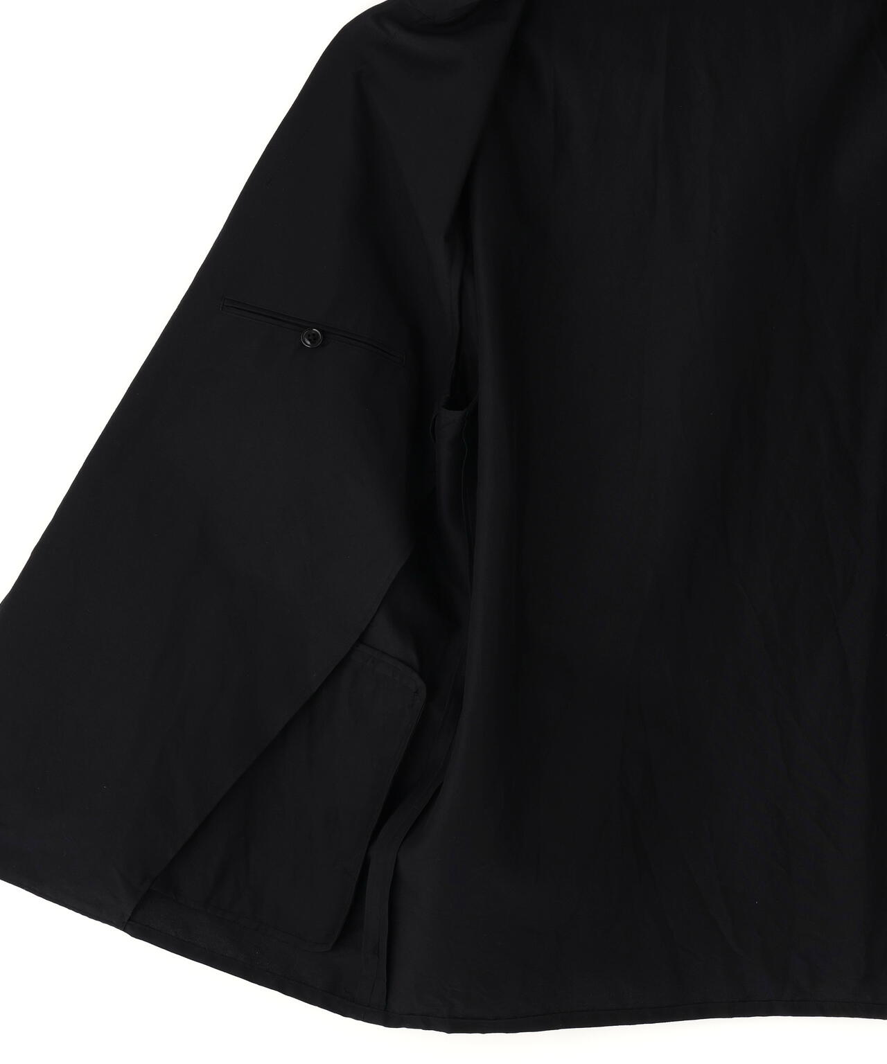 blurhms / SILK WOOL COTTON PEAKED LAPEL CARDIGAN JACKET | THE