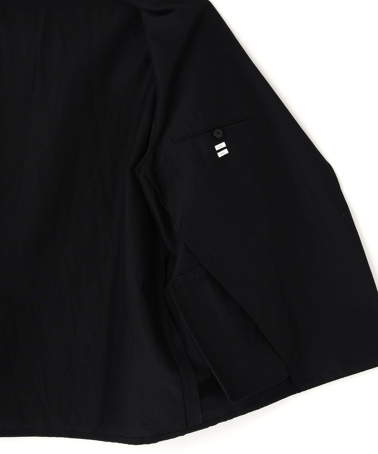 blurhms / SILK WOOL COTTON PEAKED LAPEL CARDIGAN JACKET | THE