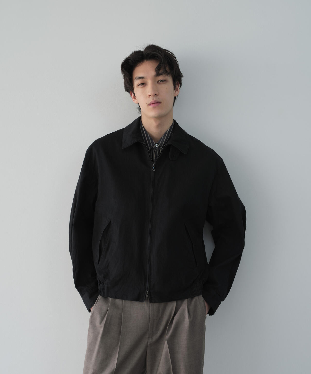 blurhms　ジップアップ　ブルゾン 別注]blurhms ROOTSTOCK / LIGHT OZ DENIM ZIP JACKET | THE LIBRARY