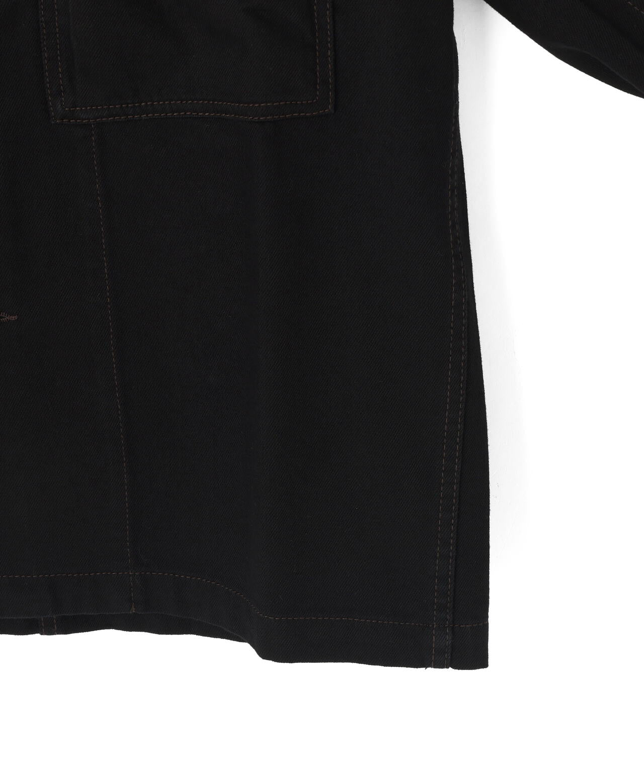 LEMAIRE / WORKWEAR OVERSHIRT WITH LEATHER COLLAR | THE LIBRARY（ザ