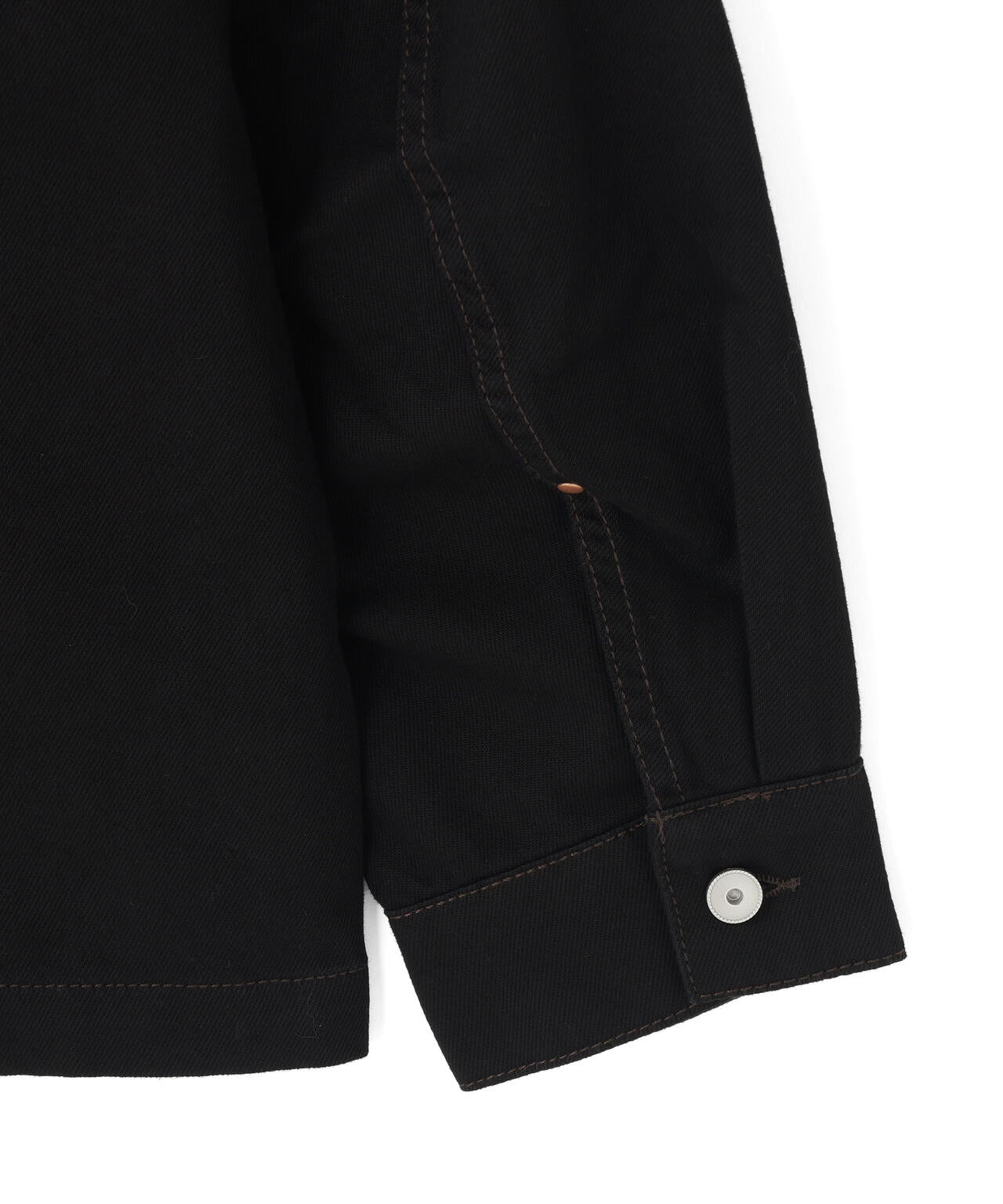 LEMAIRE / WORKWEAR OVERSHIRT WITH LEATHER COLLAR | THE LIBRARY（ザ