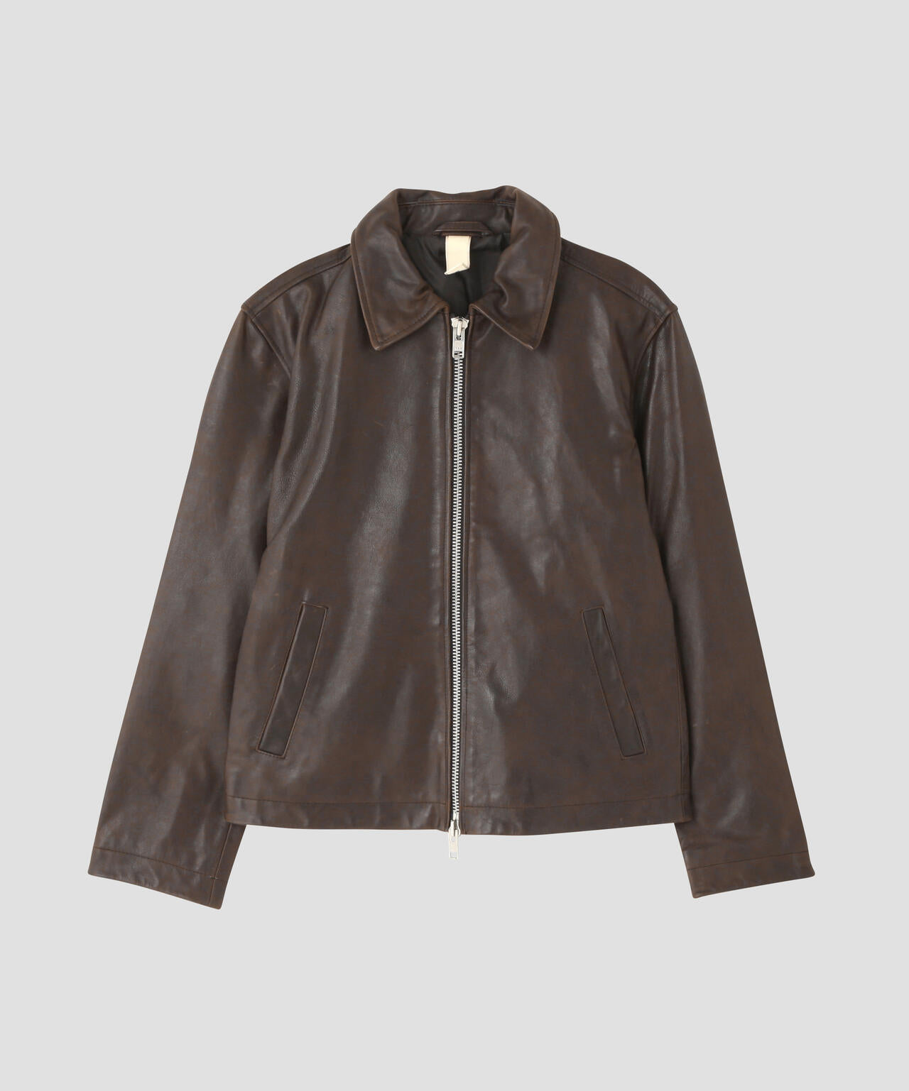 sunflower レザージャケット　サイズ48 SUNFLOWER / SHORT LEATHER JACKET | THE LIBRARY（ザ ライブラリー
