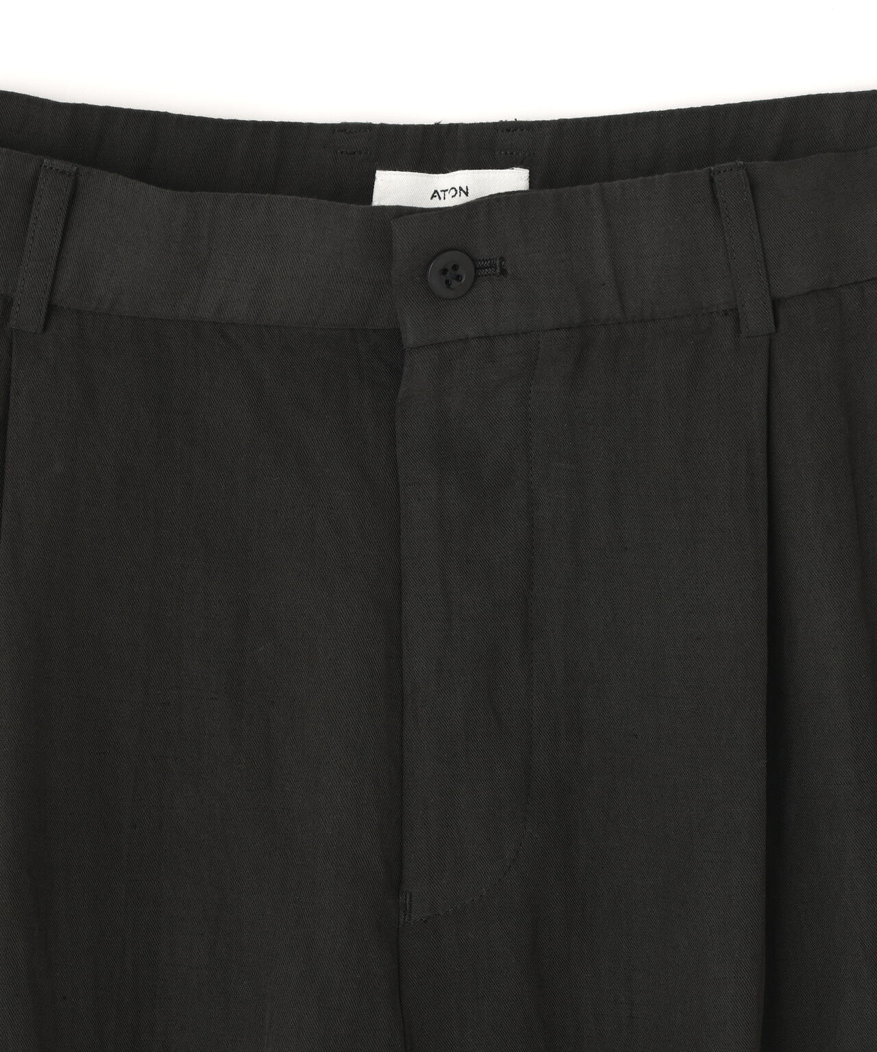 ATON / COTTON LINEN VOILE LOOSE FIT PANTS | THE LIBRARY（ザ ライブ
