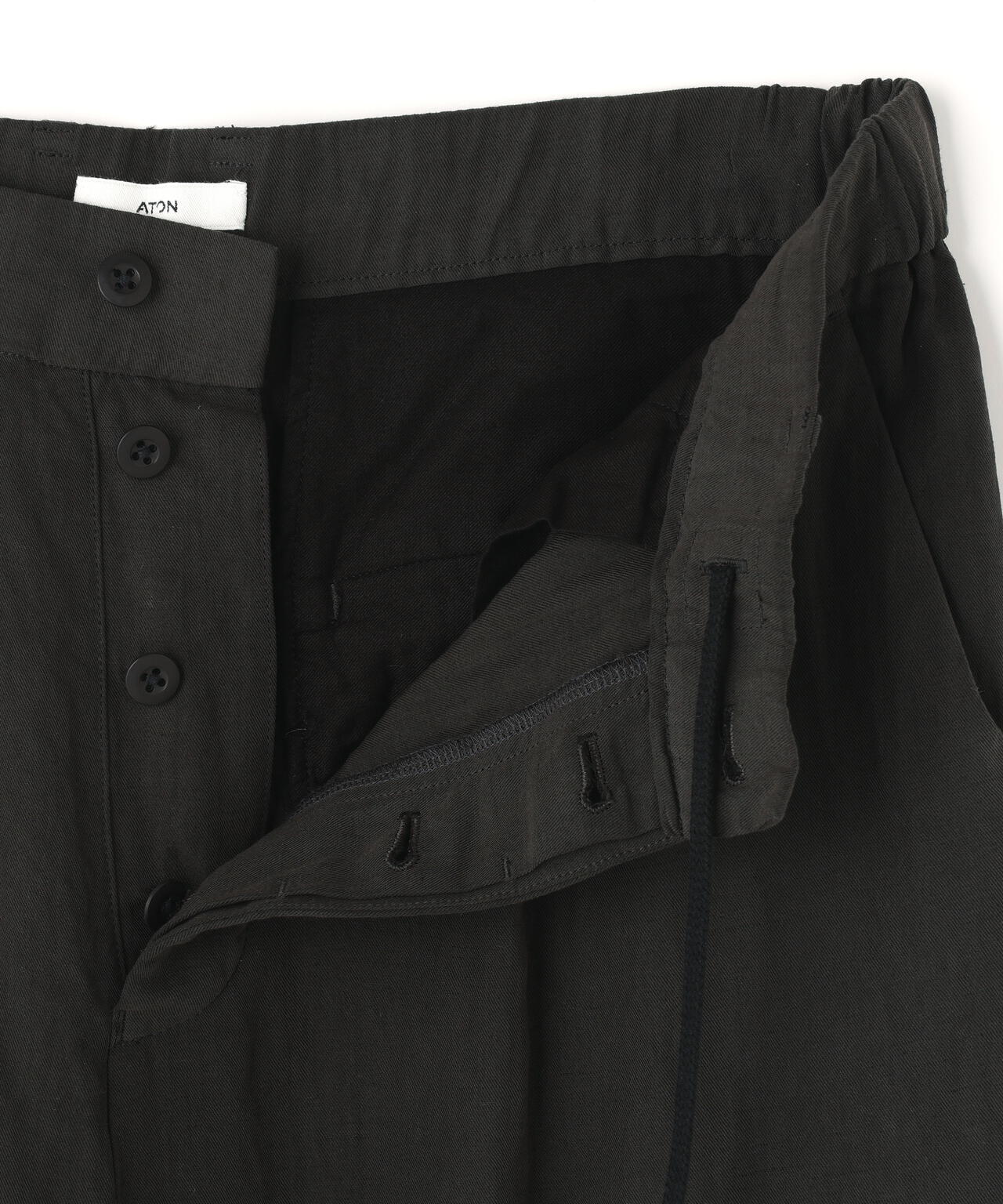 ATON / COTTON LINEN VOILE LOOSE FIT PANTS | THE LIBRARY（ザ ライブ