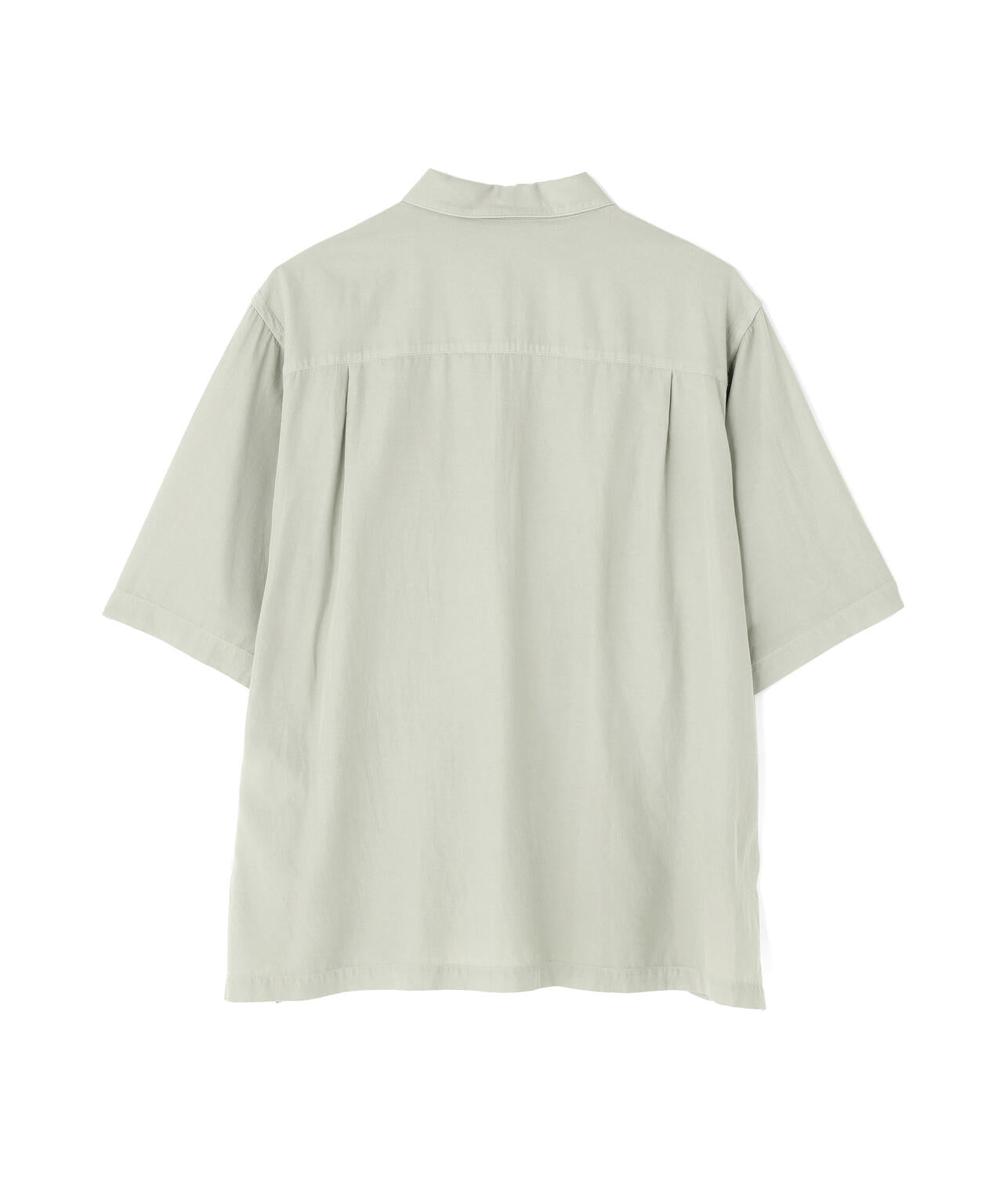 ATON / COTTON SILK VIERA LOOSE FIT HALF SLEEVE SHIRT | THE LIBRARY