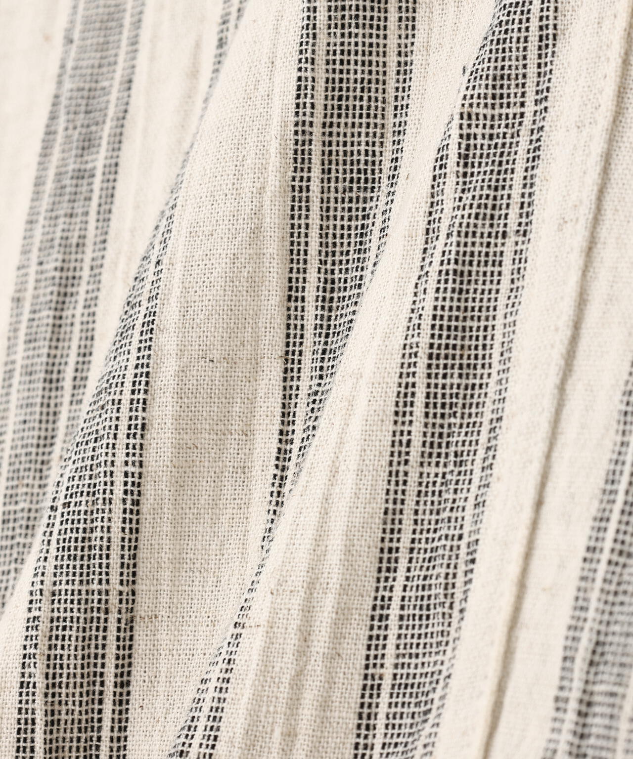 blurhms / COTTON LINEN STRIPE SNOW PARKA