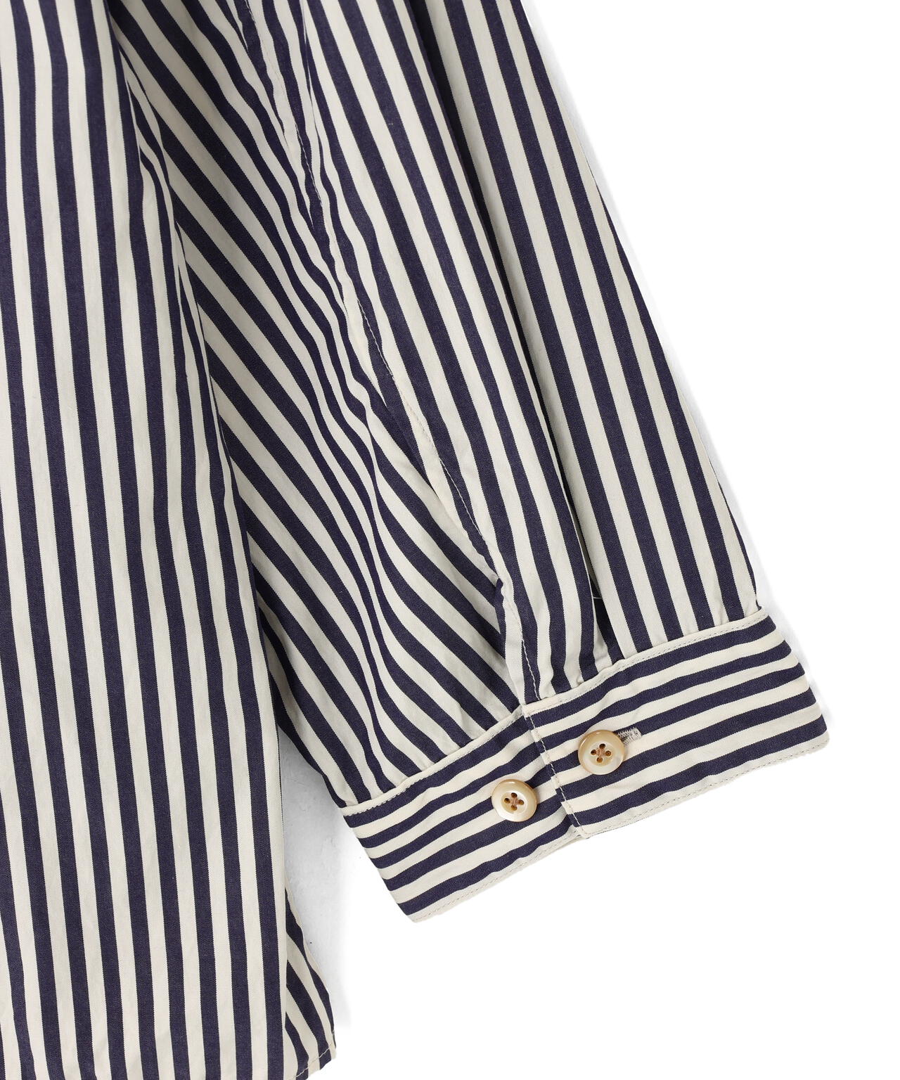 blurhms / STRIPE MILITARY SHIRT