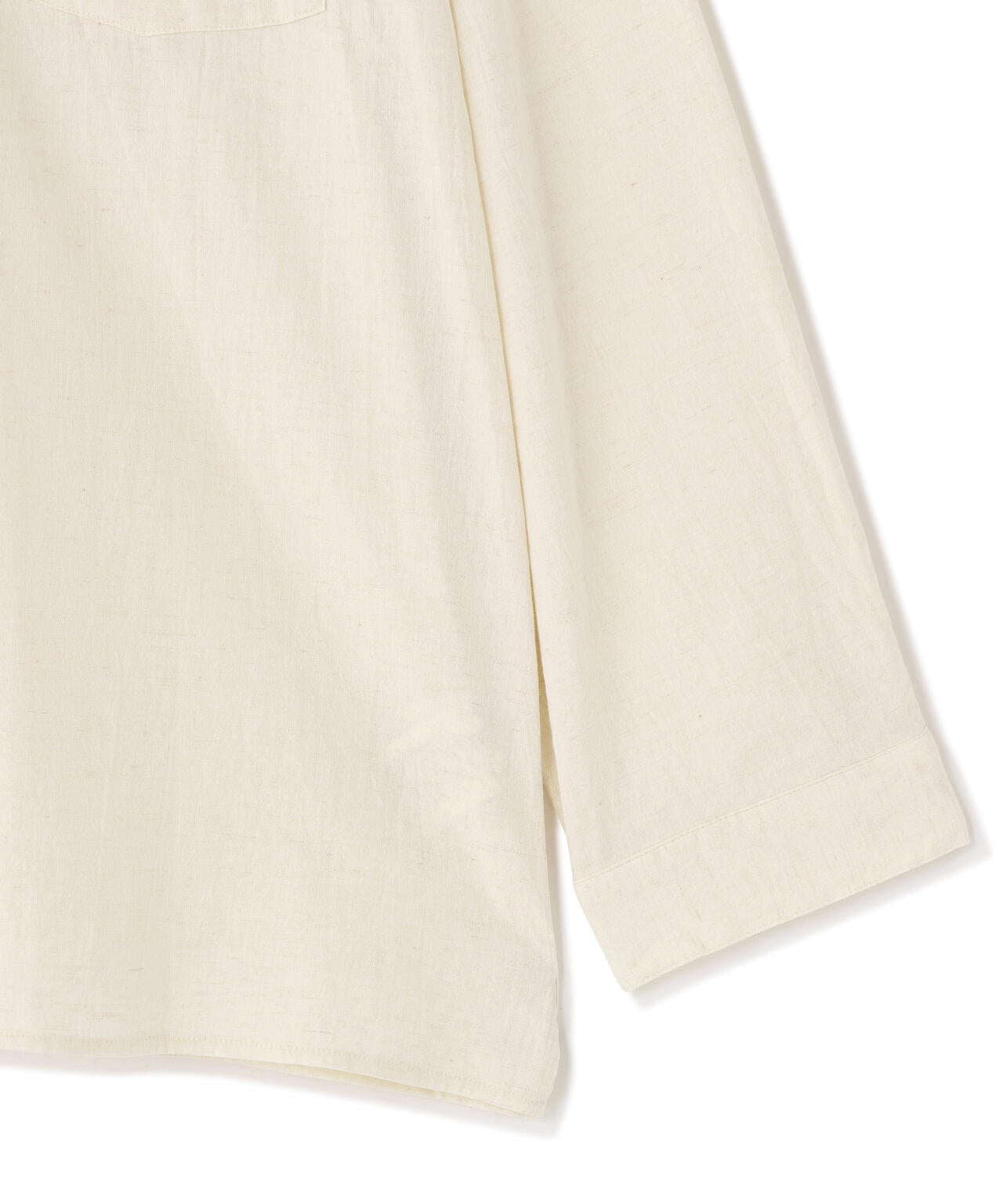 別注]blurhms / COTTON LINEN OPEN-COLLAR SHIRT LONG SLEEVE | THE