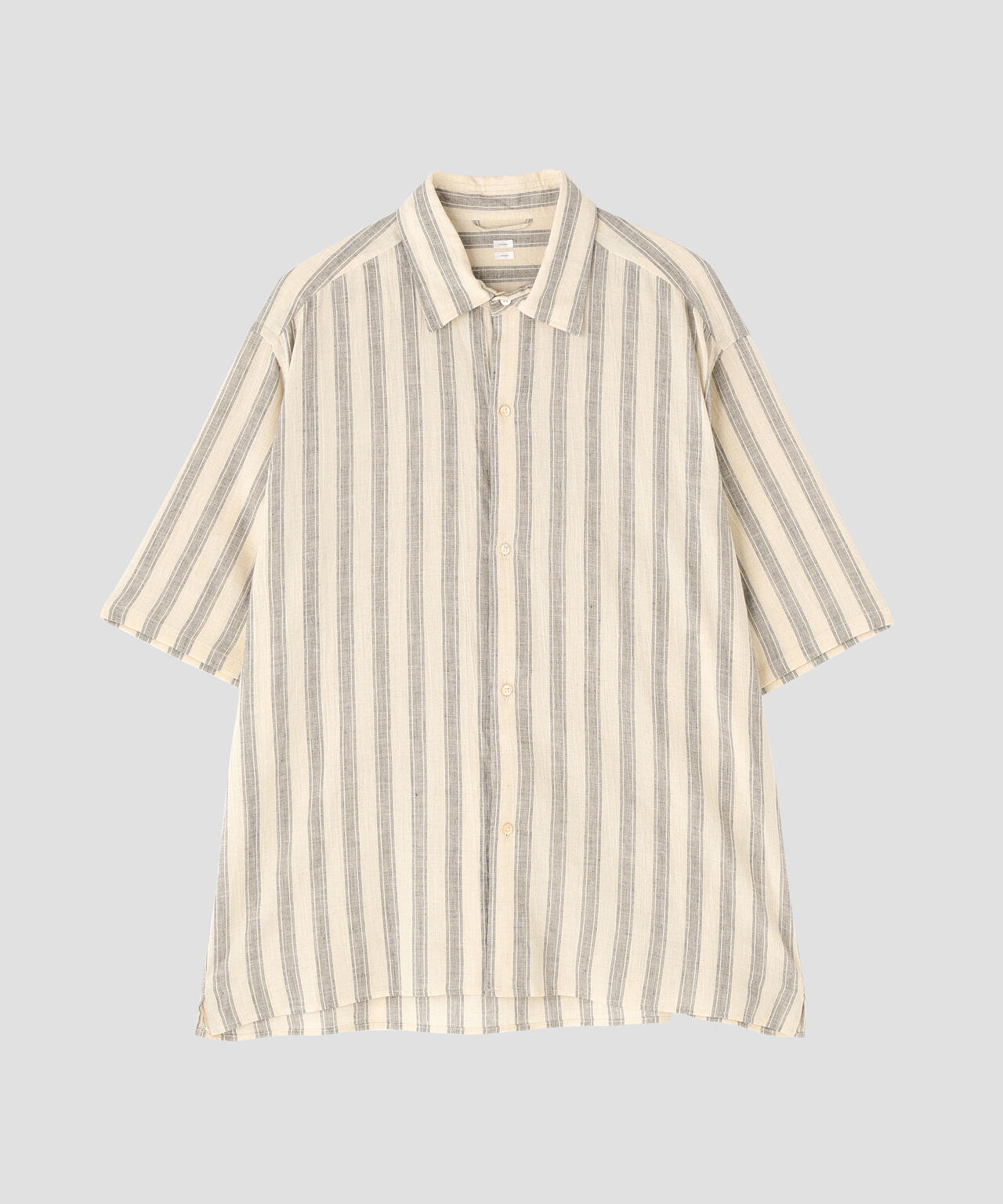 別注]blurhms / COTTON LINEN HALF-SLEEVE SHIRT | THE LIBRARY（ザ