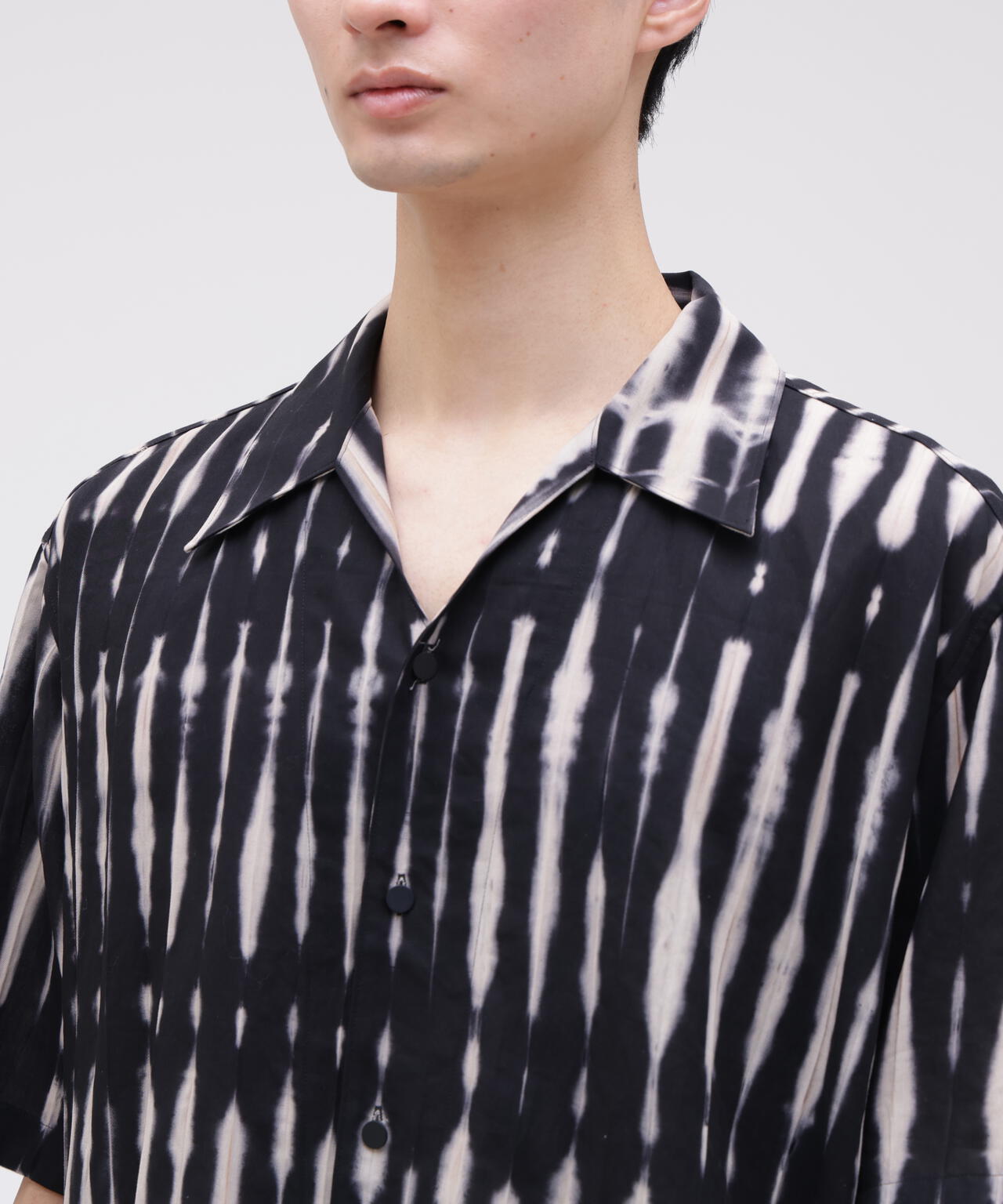 IRENISA / OPEN COLLAR SHORT-SLEEVED SHIRT | THE LIBRARY（ザ ライブ