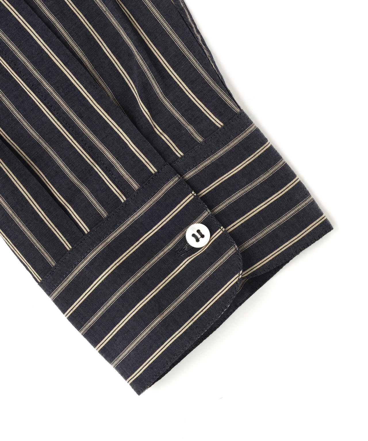 STUDIO NICHOLSON / LYOCELL SILK STRIPE BOXY OVERSIZED SHIRT