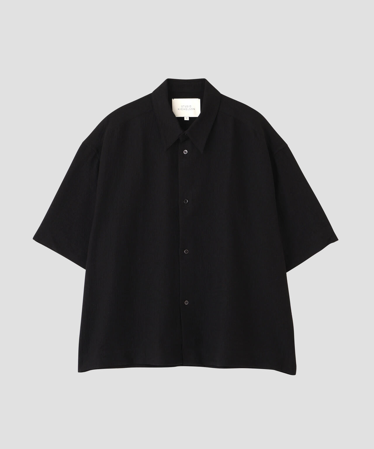 [別注]STUDIO NICHOLSON /MINIMAL MATELASSE SHORT SLEEVE BOXY SHIRT
