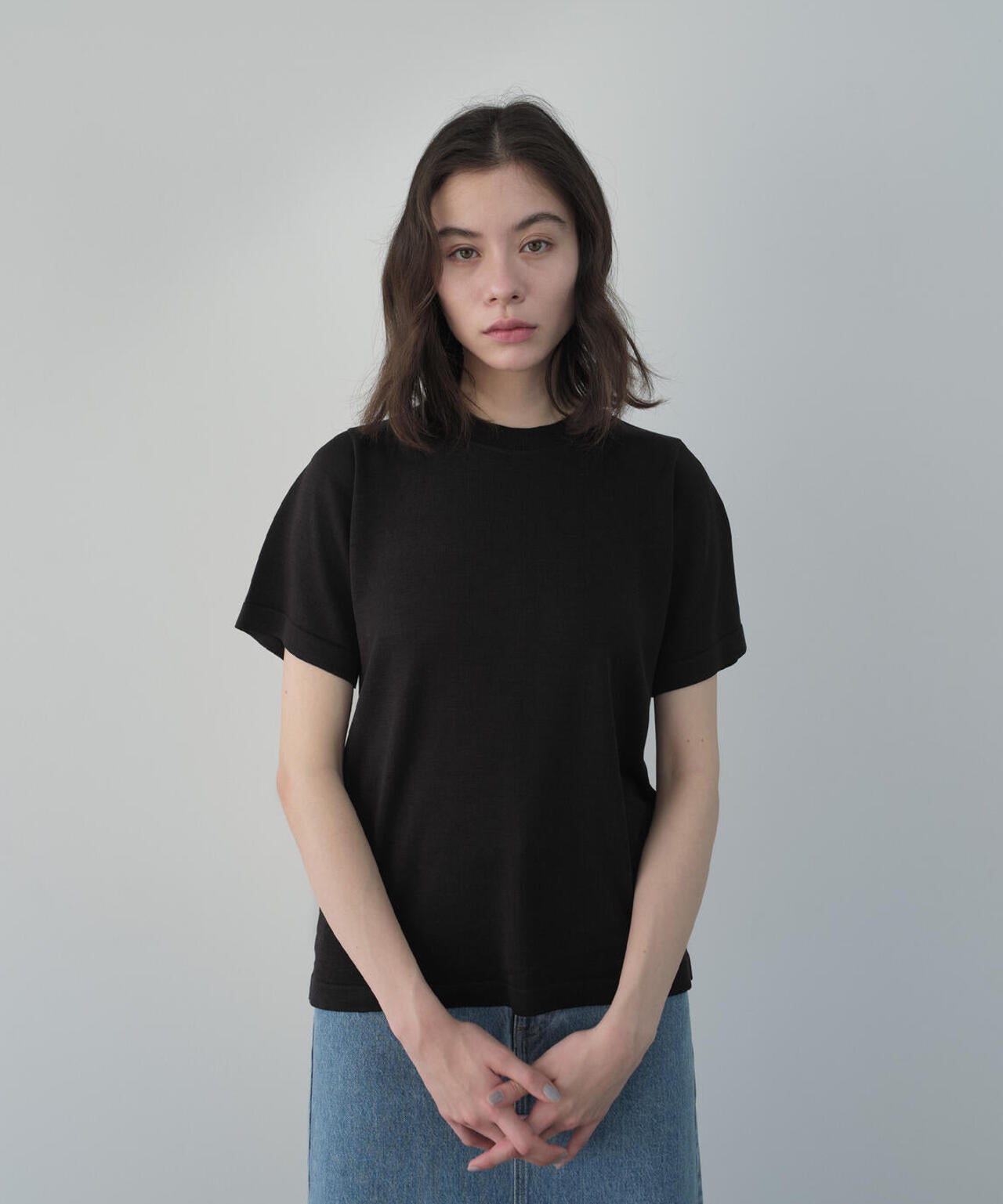 [別注]Yonetomi / SILK KNIT TEE