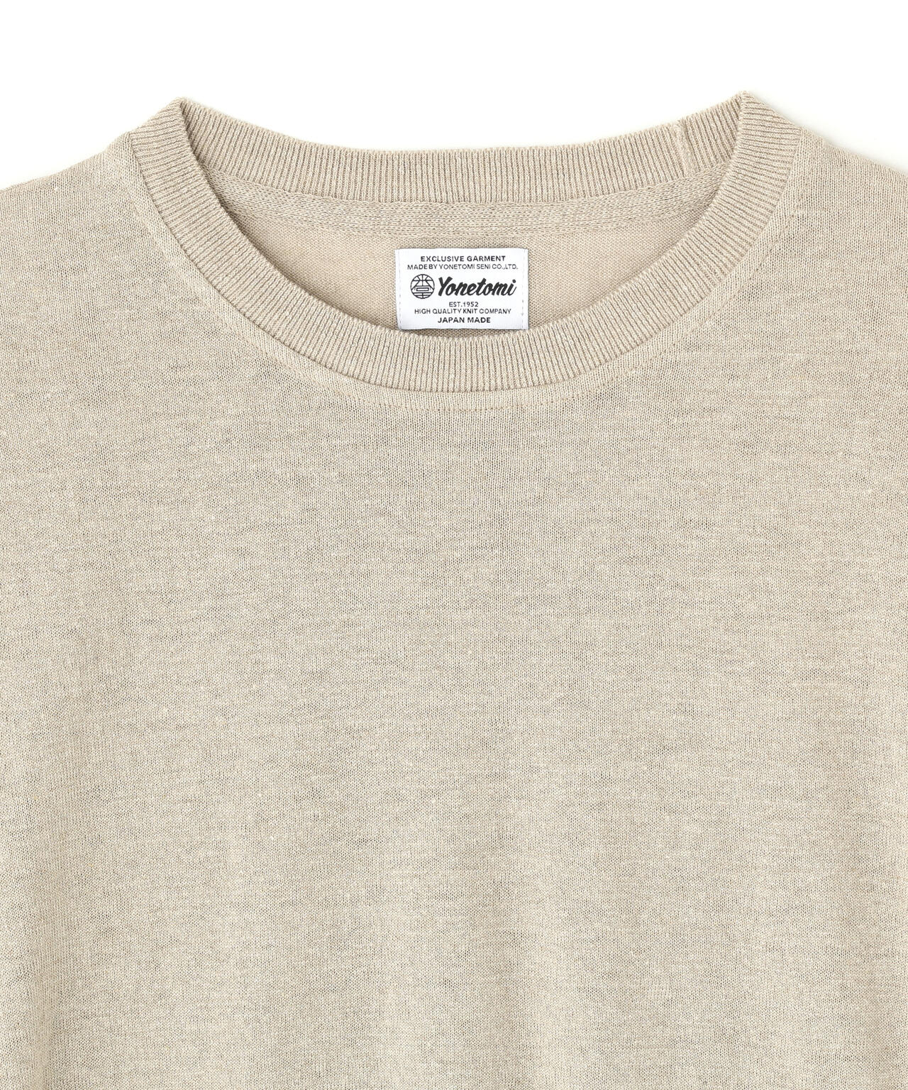 Yonetomi / AMA LINEN KNIT TEE | THE LIBRARY（ザ ライブラリー