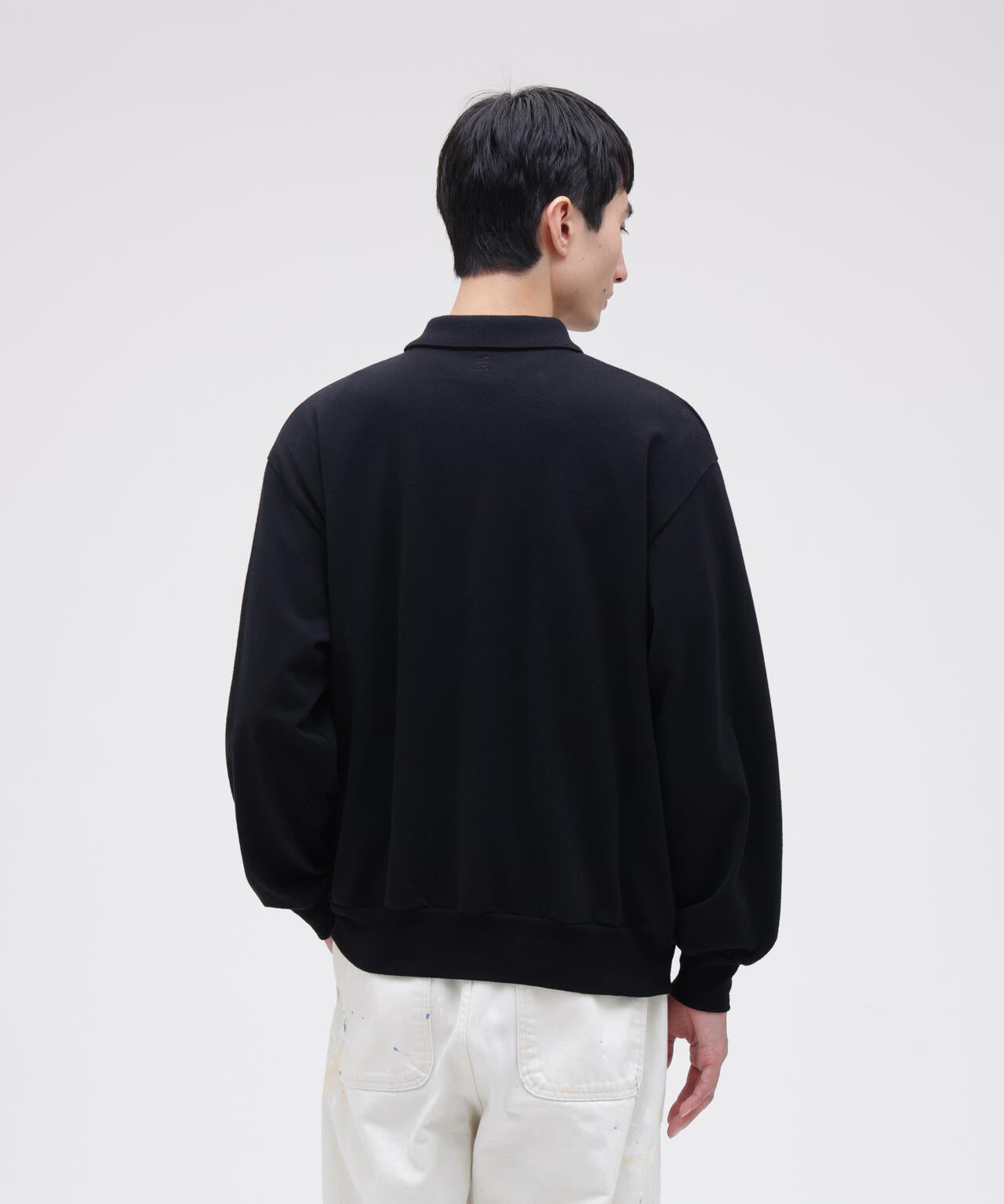 blurhms / COTTON SILK NEP HARF-ZIP PULLOVER | THE LIBRARY（ザ