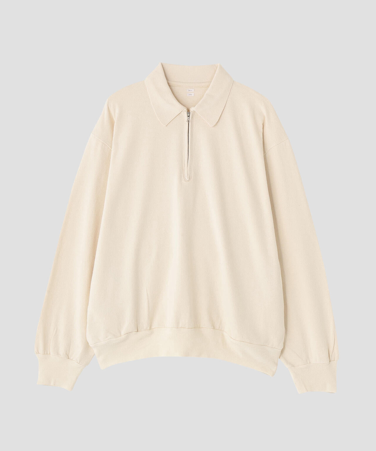 blurhms / COTTON SILK NEP HARF-ZIP PULLOVER | THE LIBRARY（ザ