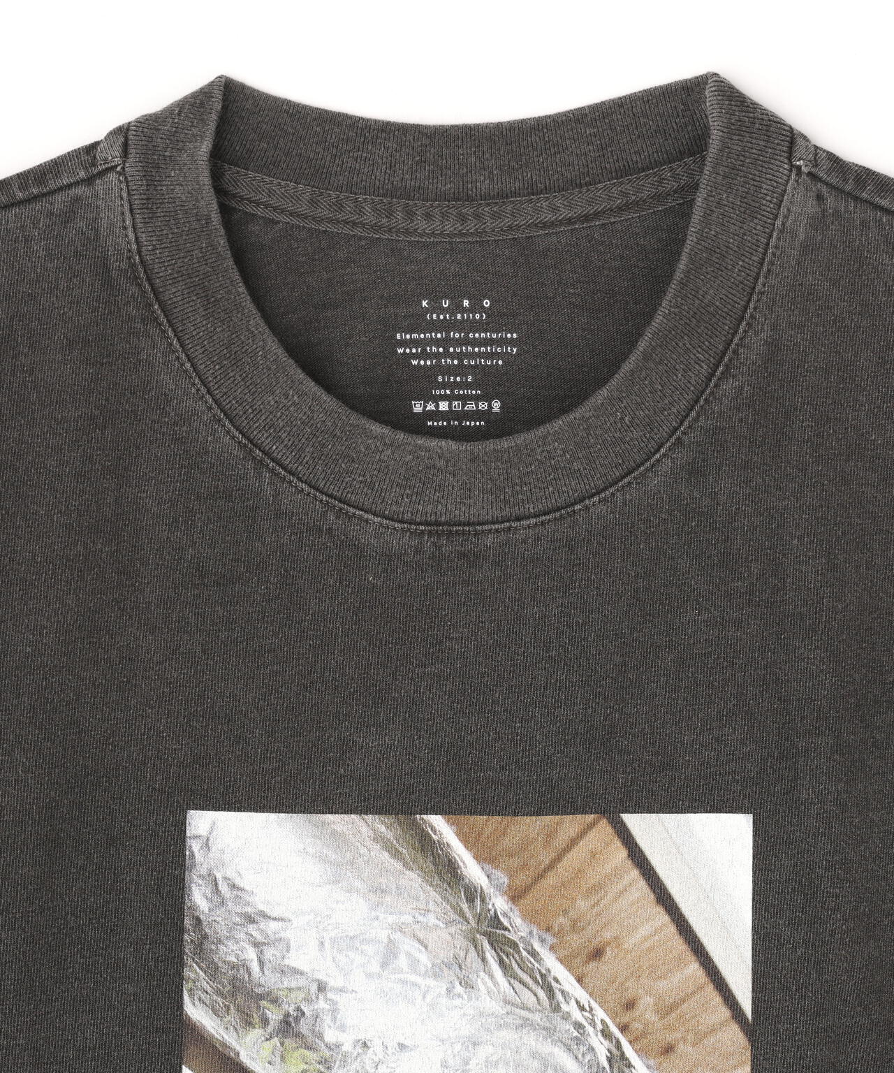 KURO / 17/-ROUND SHAPE DYED TEE ''From Follows Function'' | THE