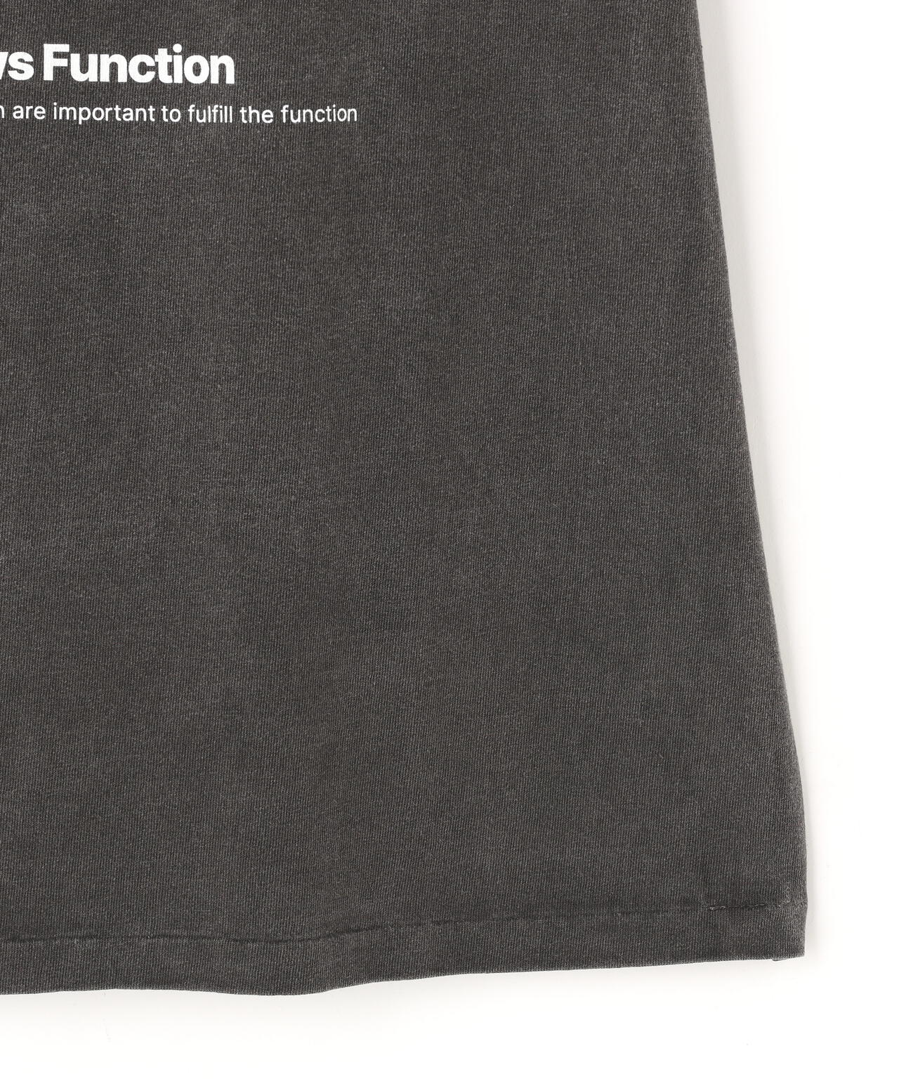 KURO / 17/-ROUND SHAPE DYED TEE ''From Follows Function'' | THE