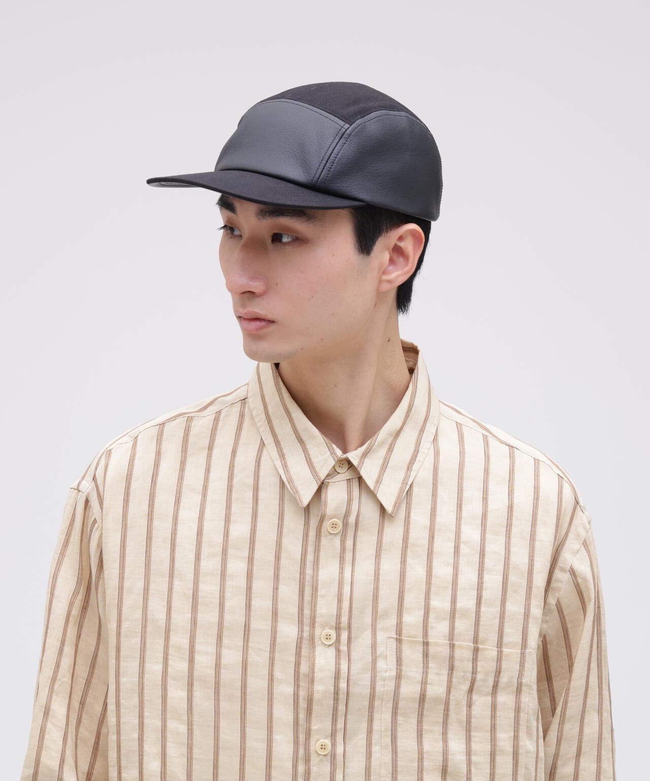 KIJIMA TAKAYUKI / PARAFFIN DUCK & GOAT SKIN JET CAP | THE LIBRARY