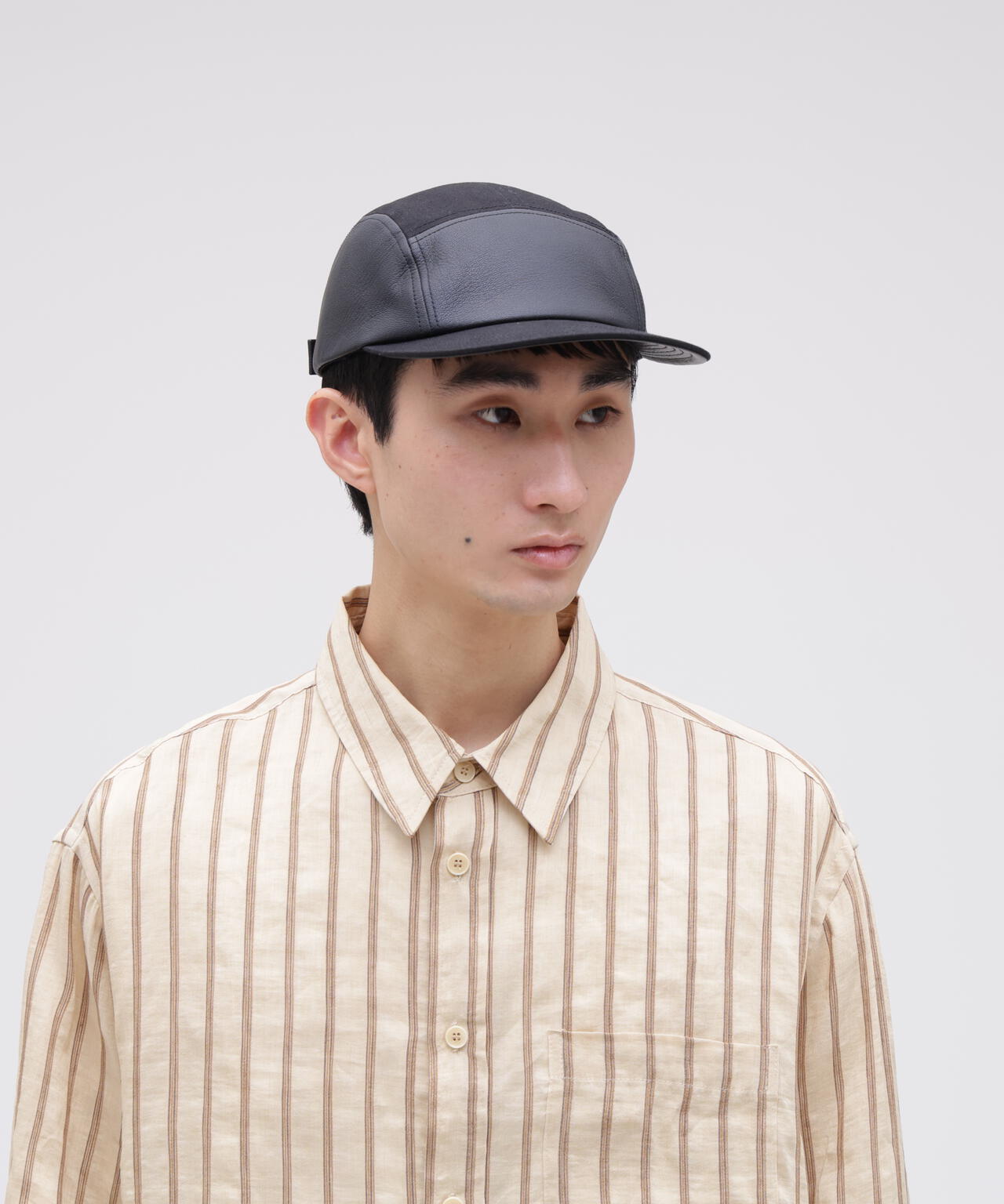 KIJIMA TAKAYUKI / PARAFFIN DUCK & GOAT SKIN JET CAP | THE LIBRARY