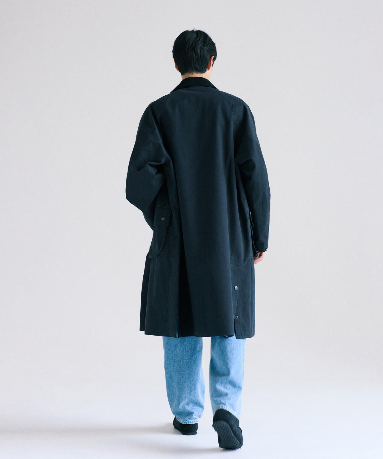 blurhms / HARD TWIST GABARDINE RIDING COAT