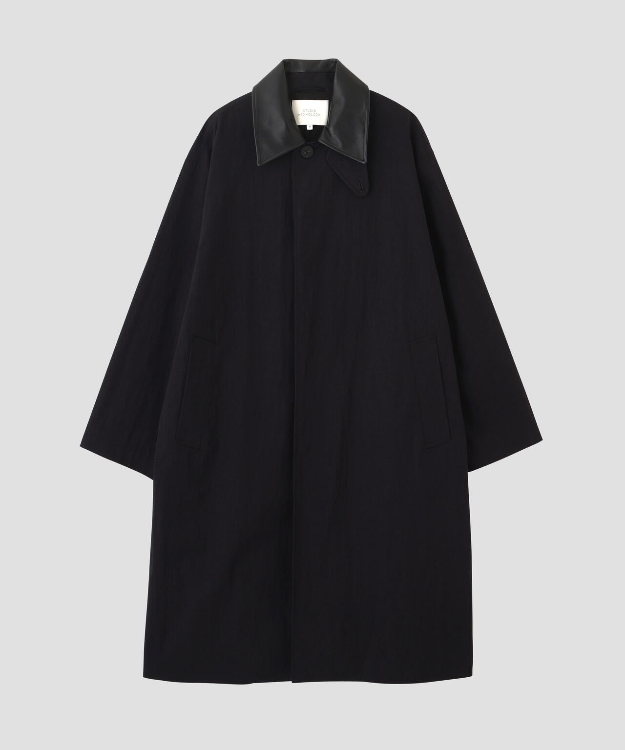 STUDIO NICHOLSON / WASHED WEATHER CLOTH TRENCH COAT | THE LIBRARY
