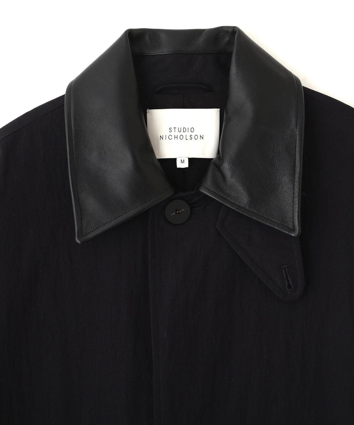 STUDIO NICHOLSON / WASHED WEATHER CLOTH TRENCH COAT