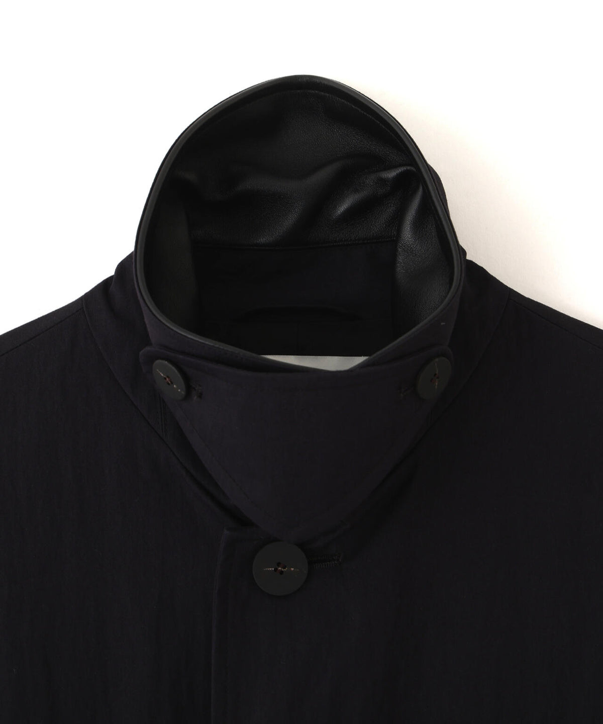 STUDIO NICHOLSON / WASHED WEATHER CLOTH TRENCH COAT