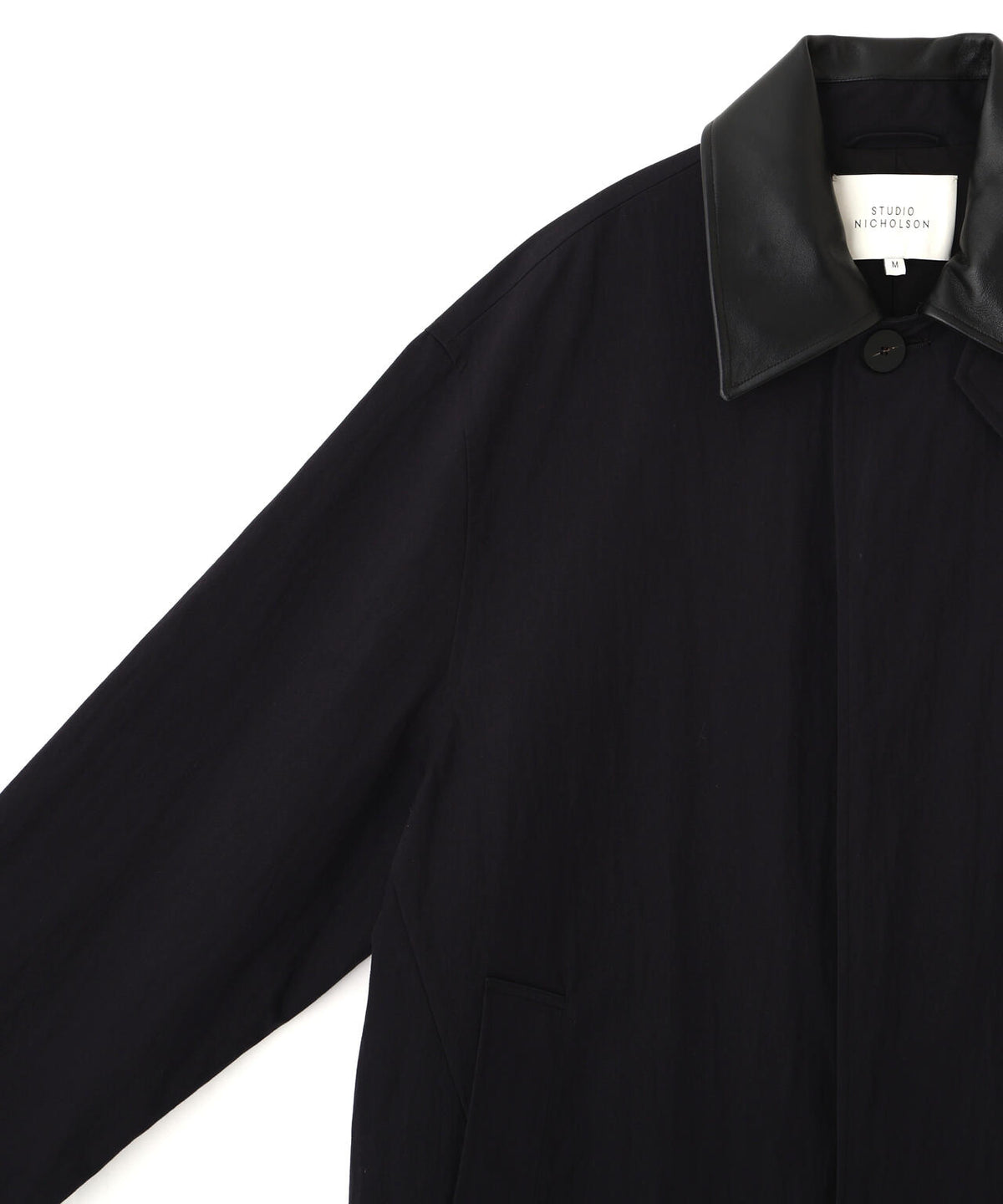 STUDIO NICHOLSON / WASHED WEATHER CLOTH TRENCH COAT