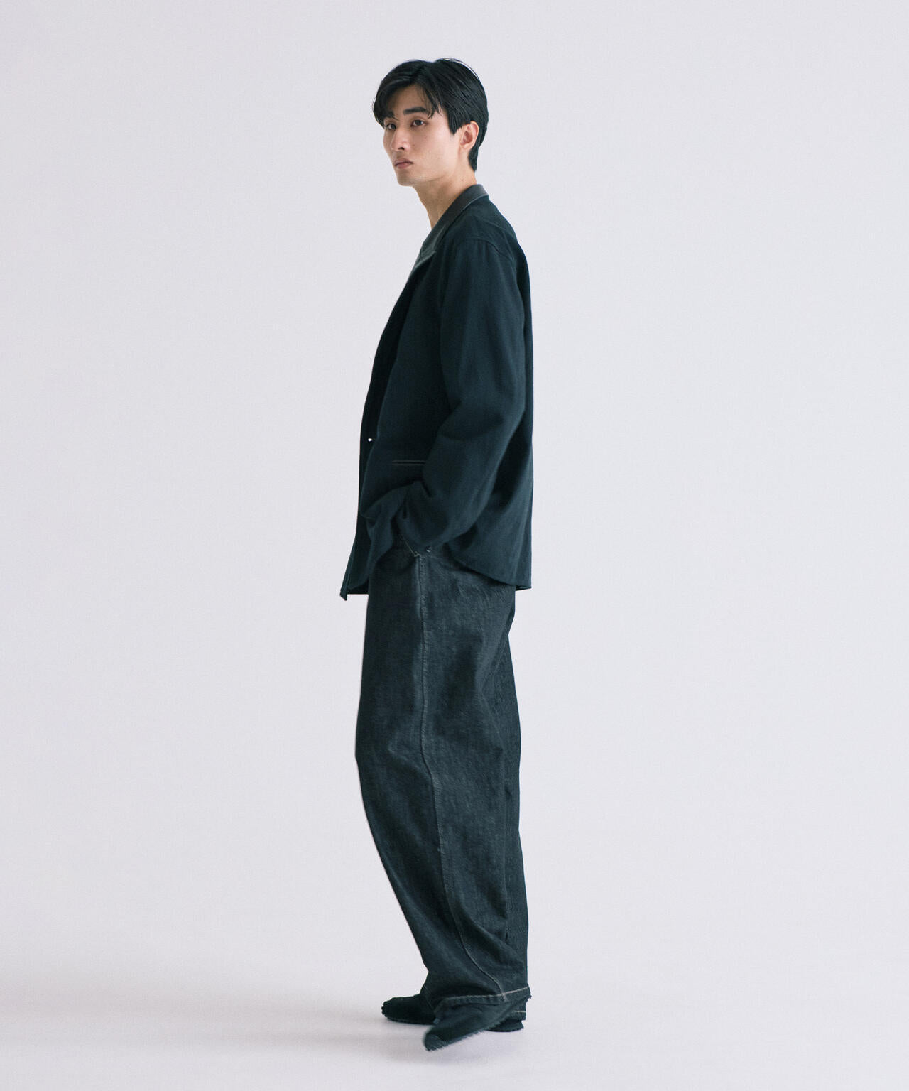 blurhms / DENIM-LEATHER JACKET MEN | THE LIBRARY（ザ ライブラリー