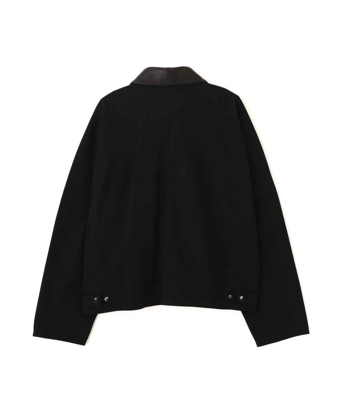 [別注] blurhms / [UNISEX] DENIM-LEATHER SHORT JACKET