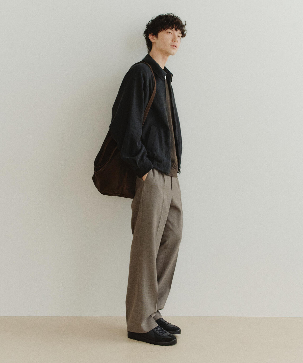 [別注] blurhmsROOTSTOCK /  RAMIE LINEN WOOL SPORTS JACKET