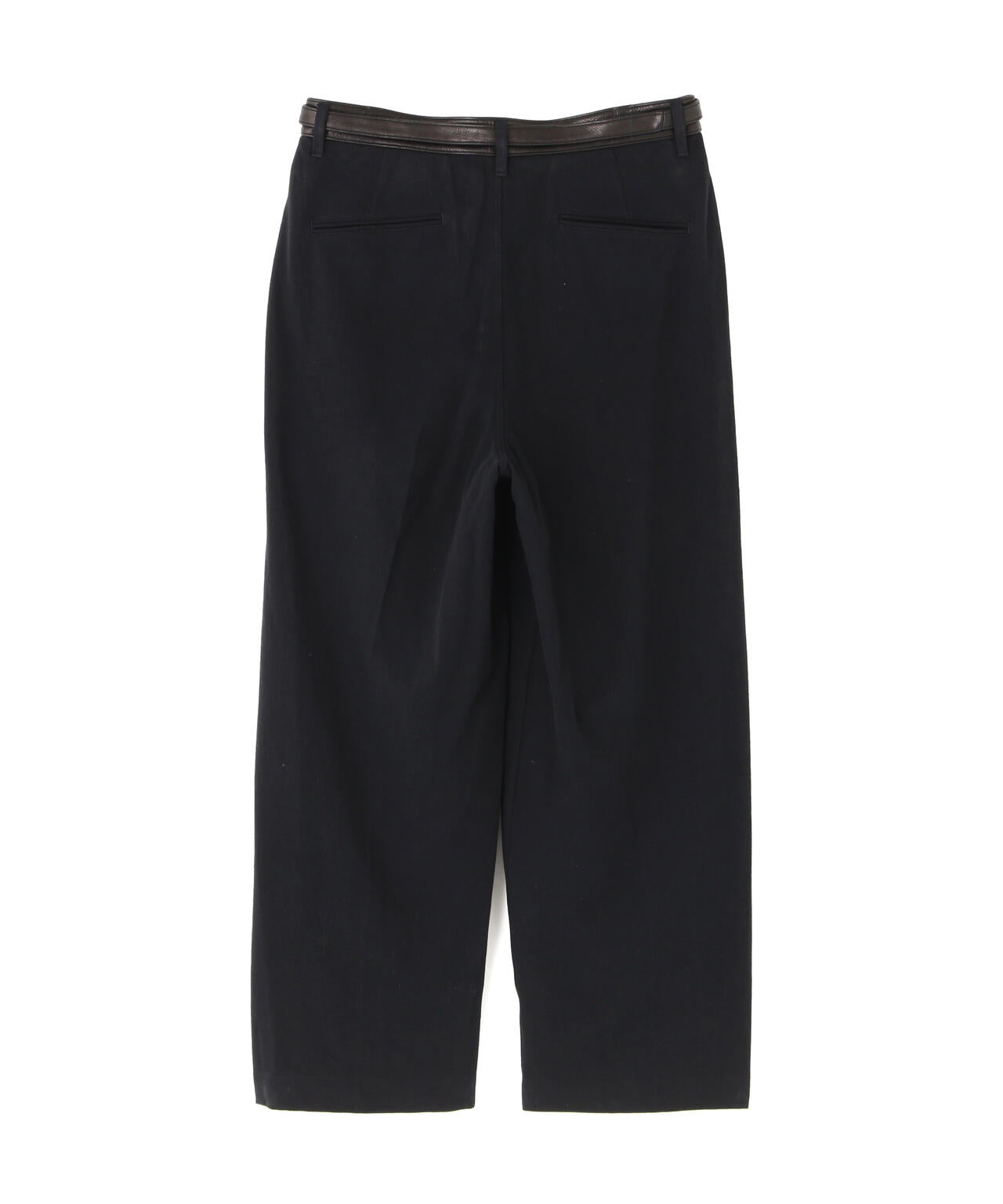 blurhms / DENIM-LEATHER BELTED TROUSERS MEN | THE LIBRARY（ザ