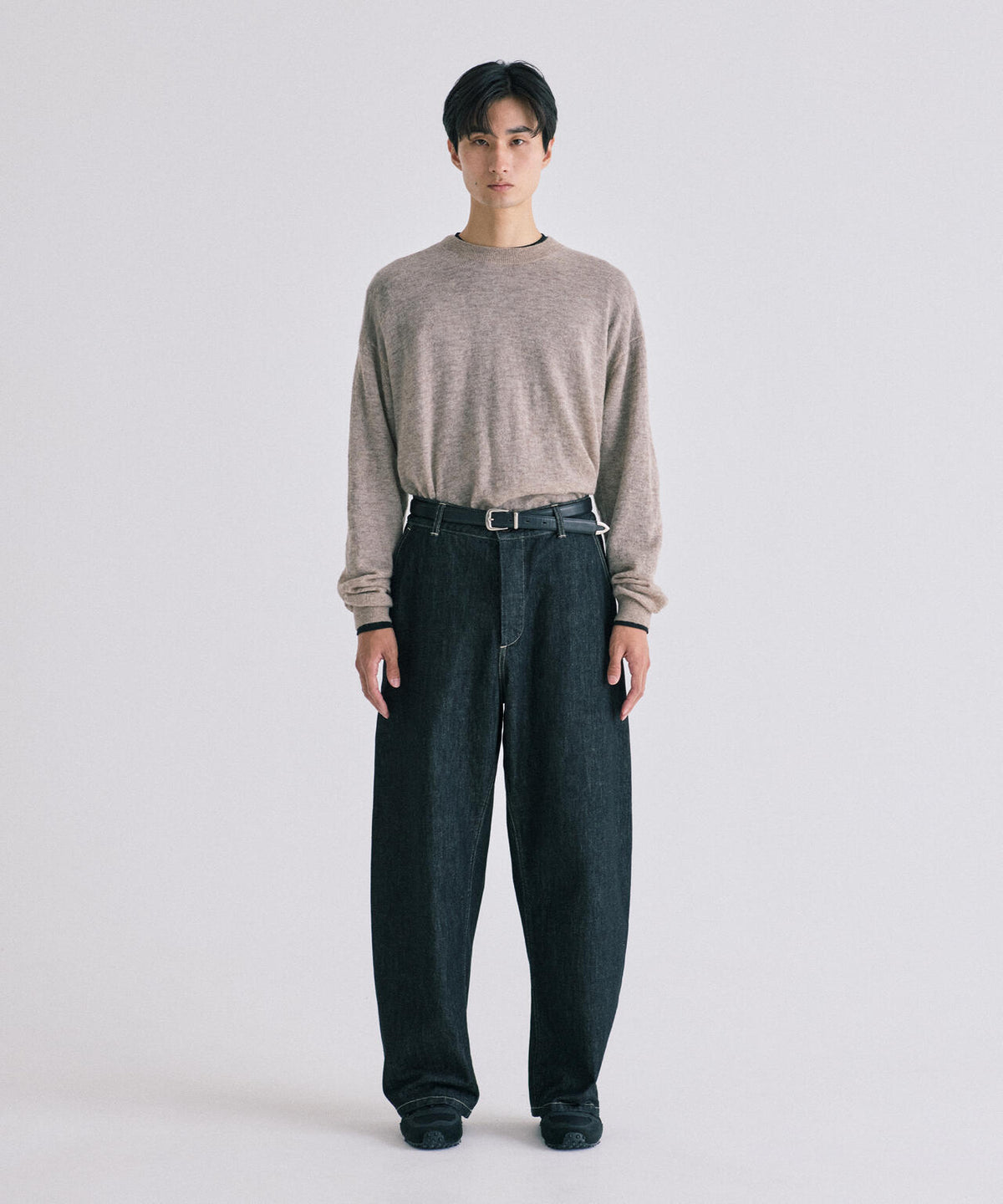 STUDIO NICHOLSON / JAPANESE DENIM CURVED LEG JEAN