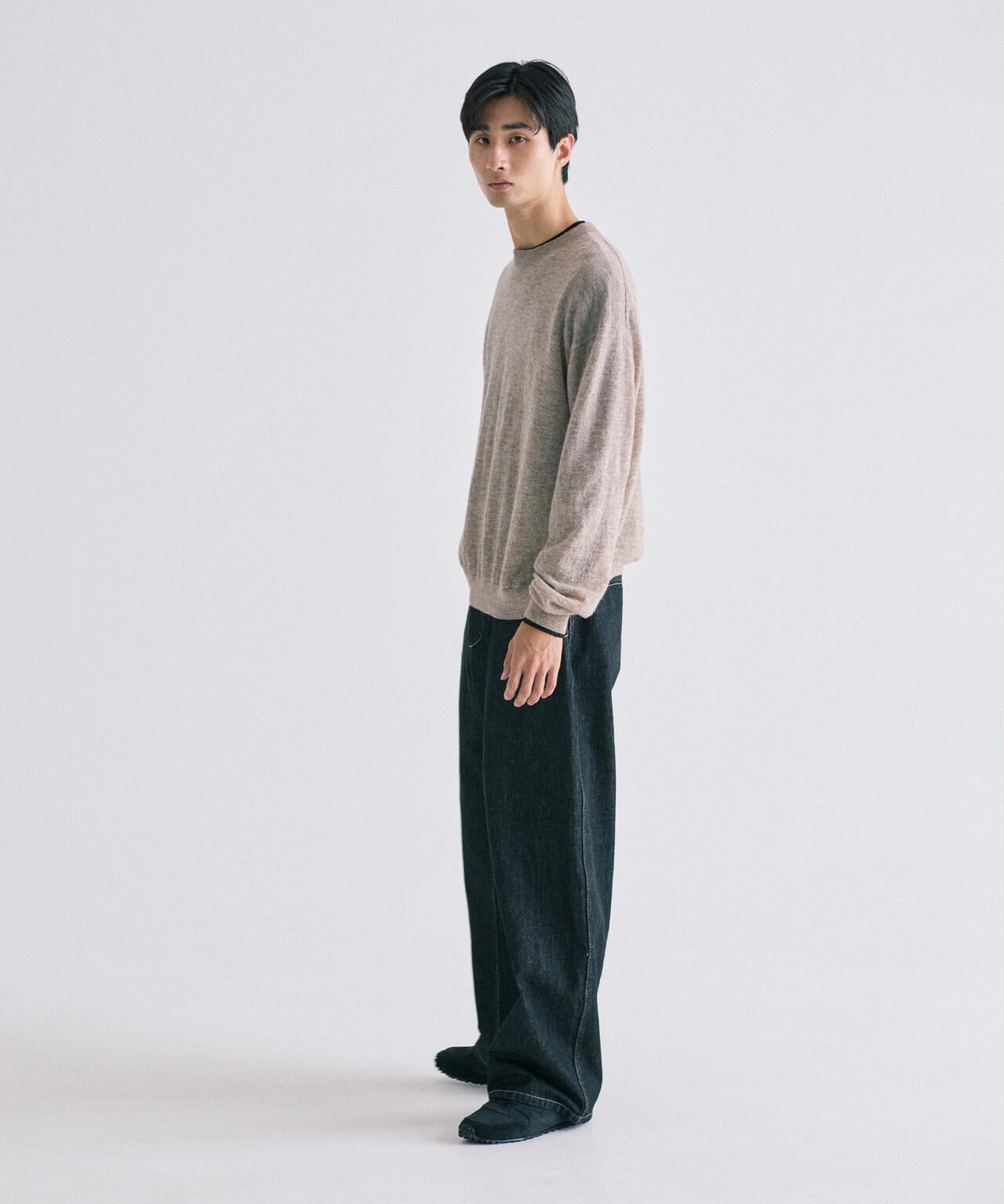 STUDIO NICHOLSON / JAPANESE DENIM CURVED LEG JEAN