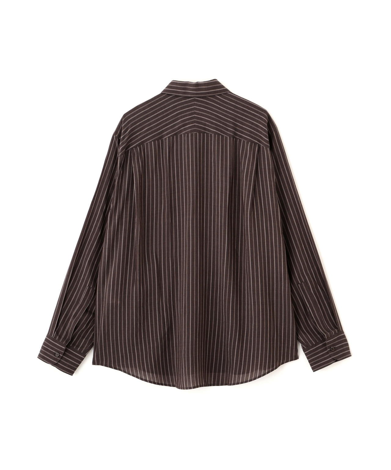 STUDIO NICHOLSON / LYOCELL SILK STRIPE BOXY OVERSIZED SHIRT | THE