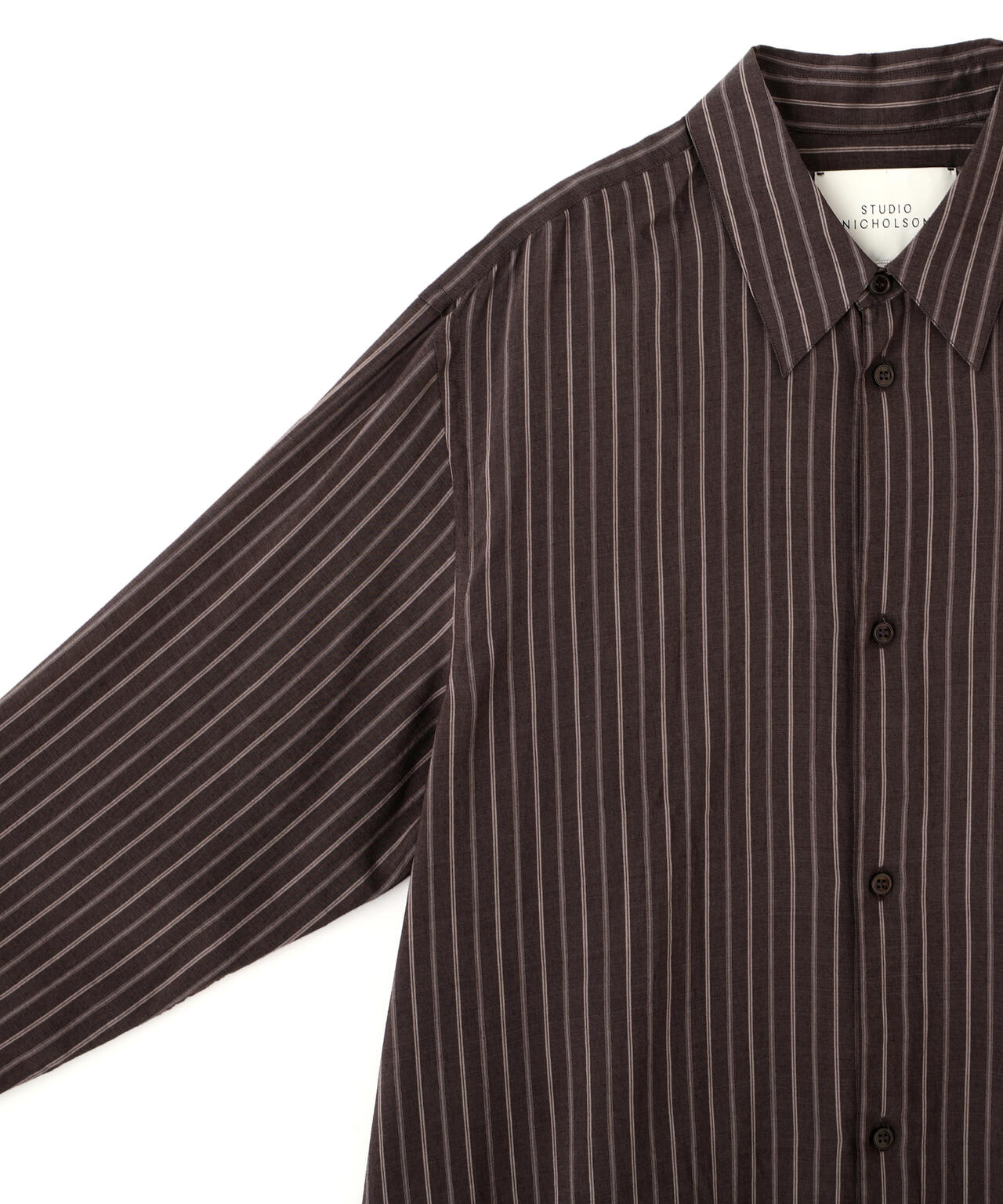 COLLAB WEAR STUDIOシャツまとめ売り（コメント必須） STUDIO NICHOLSON / LYOCELL SILK STRIPE BOXY OVERSIZED SHIRT | THE