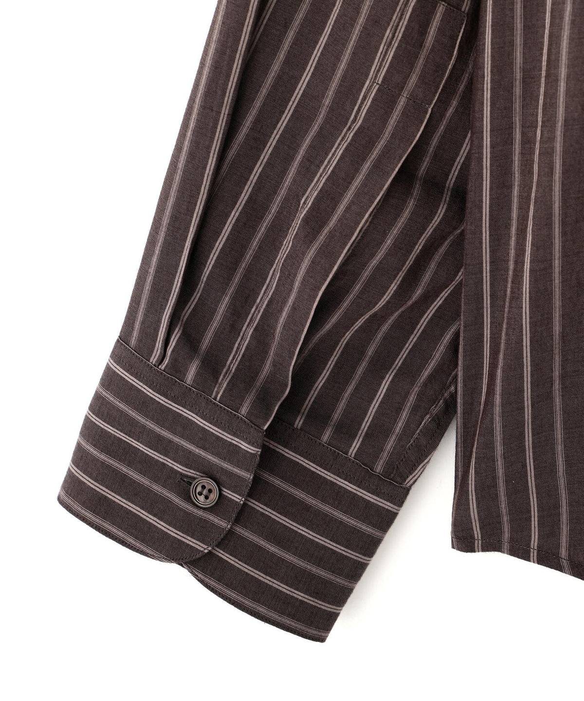 STUDIO NICHOLSON / LYOCELL SILK STRIPE BOXY OVERSIZED SHIRT
