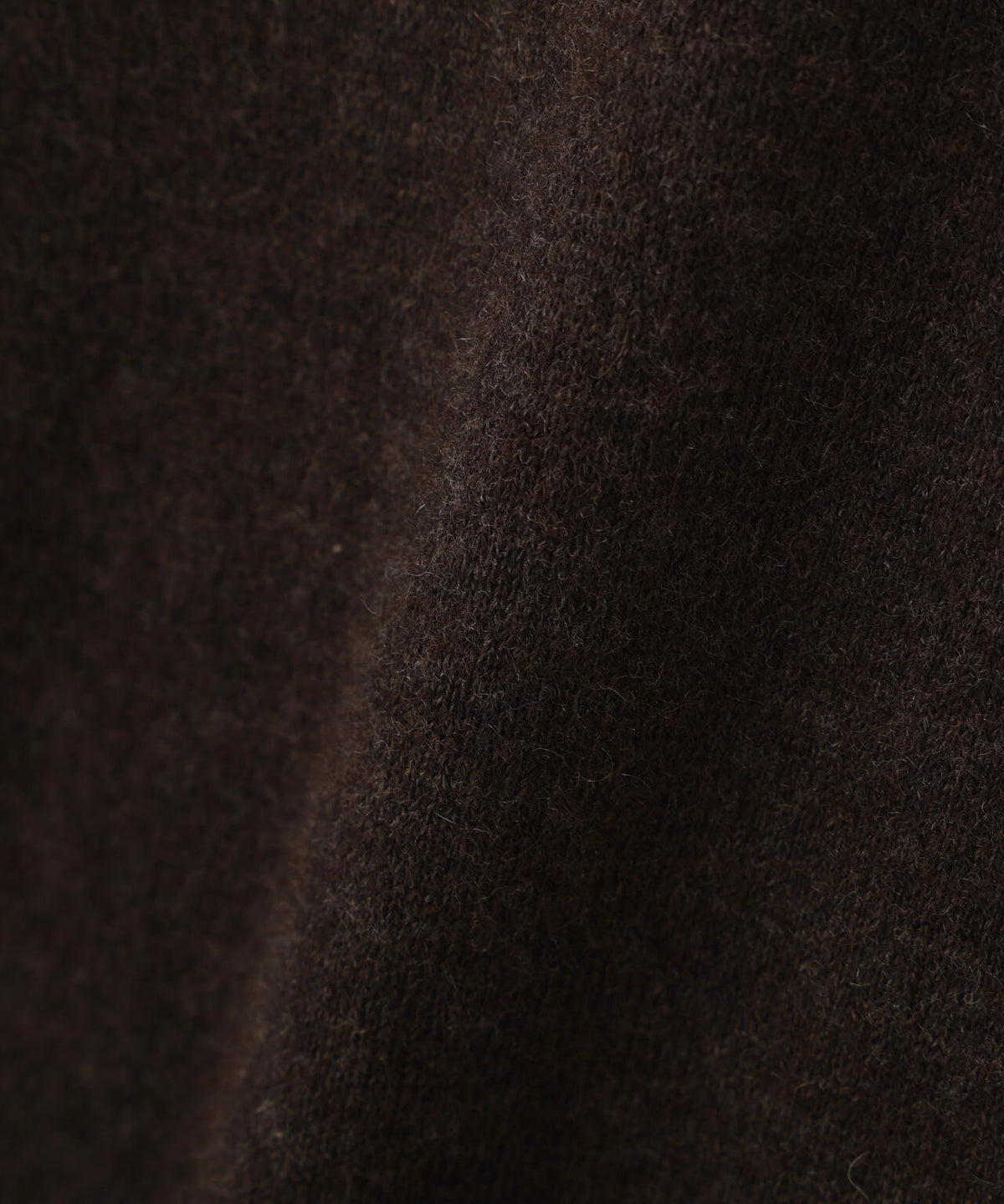 ATON / COTTON YAK KNIT V-NECK SWEATER